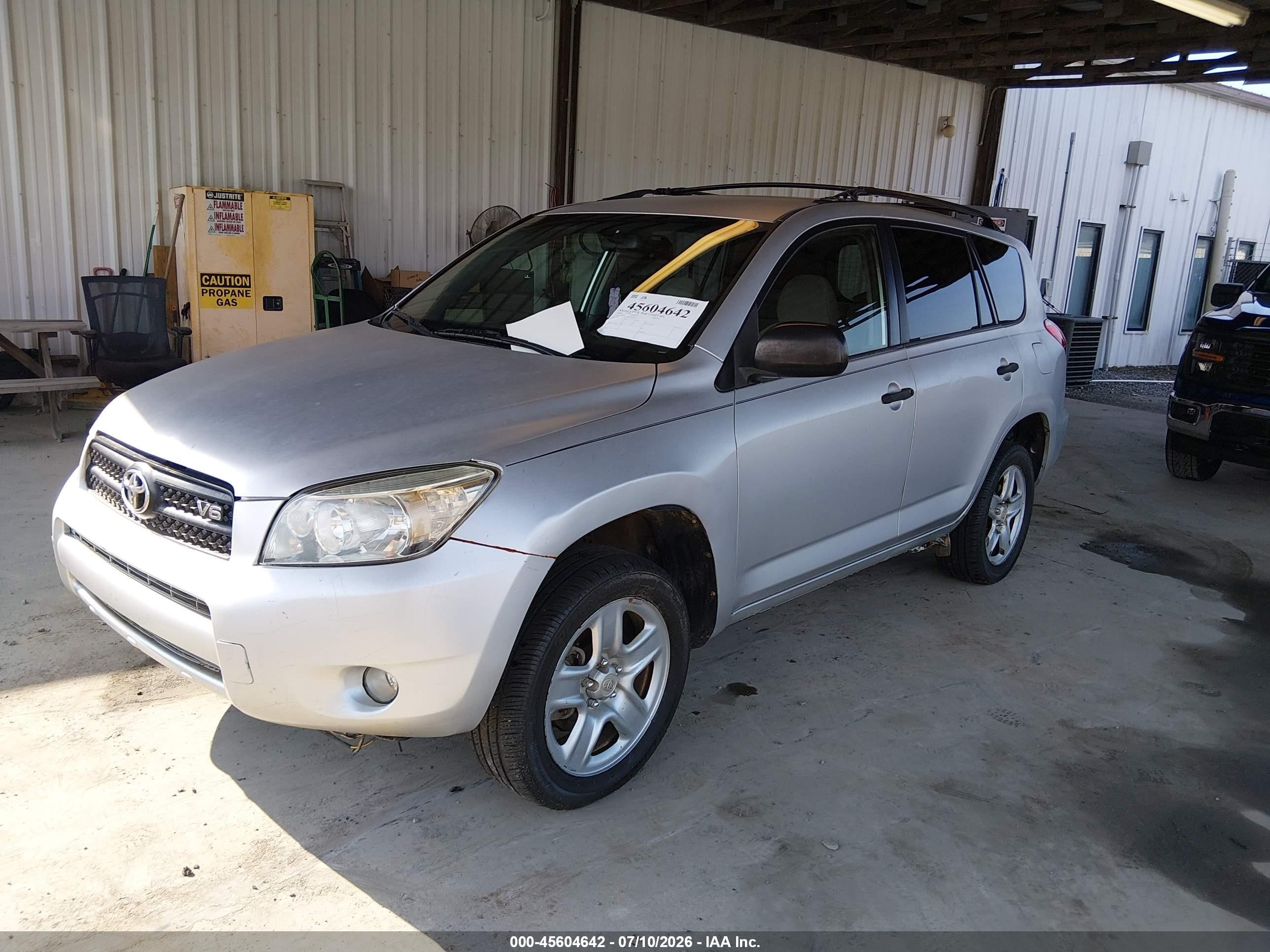 2008 Toyota Rav4 Base V6 Gray vin: JTMZK33V985020143