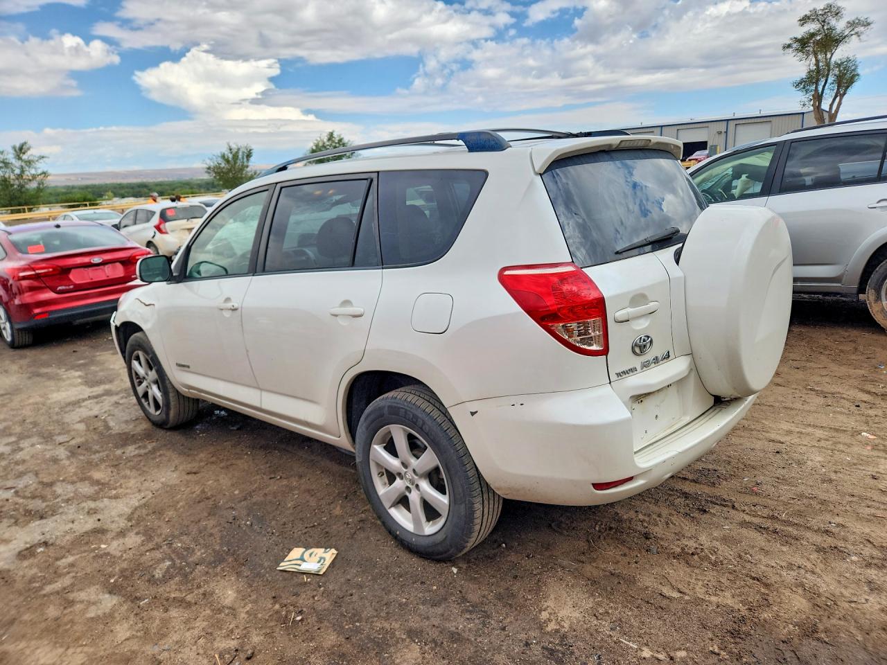 2008 Toyota Rav4 Limited White vin: JTMZK34V385018709