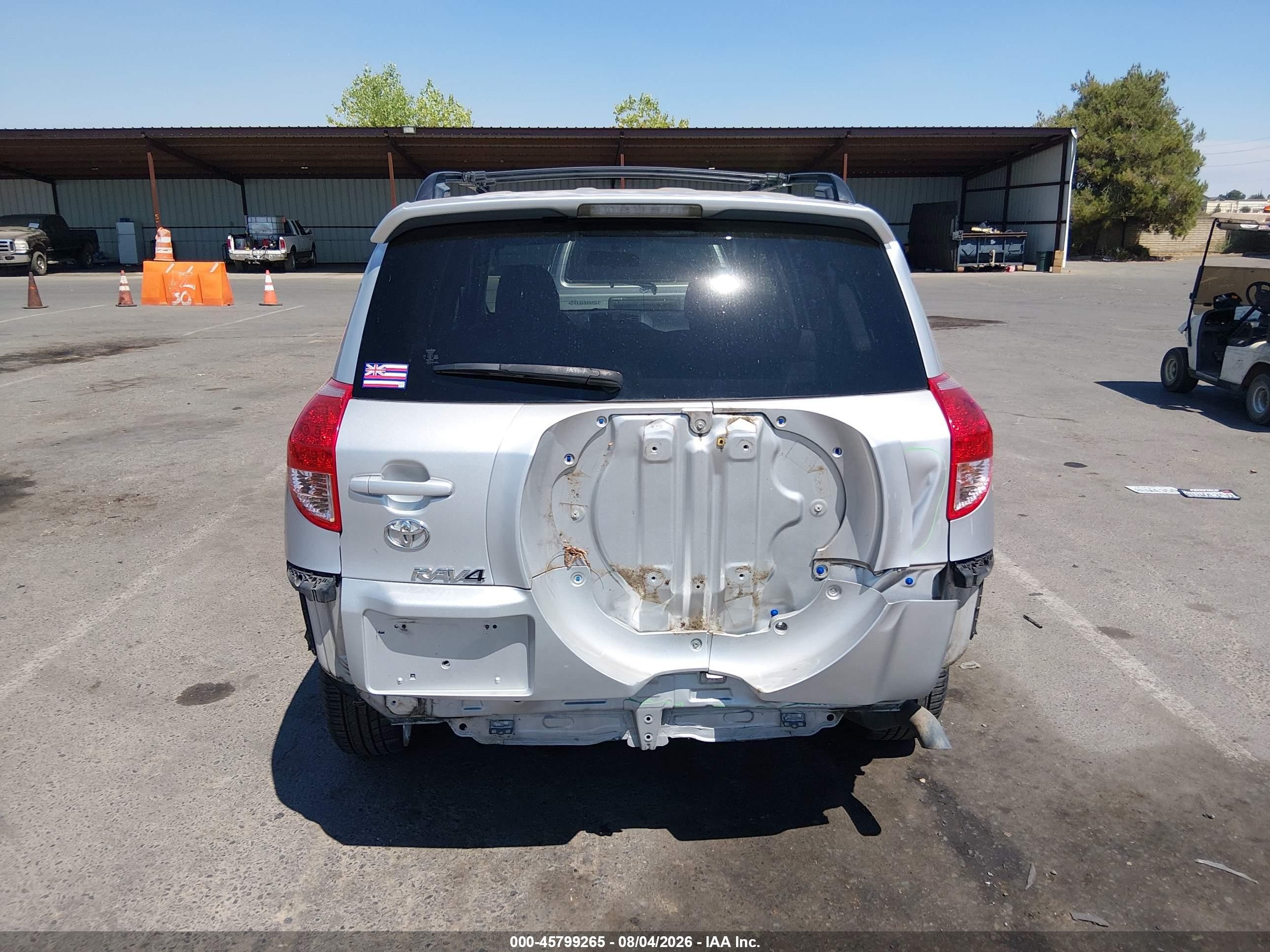 2007 Toyota Rav4 Limited Silver vin: JTMZK34V575007595