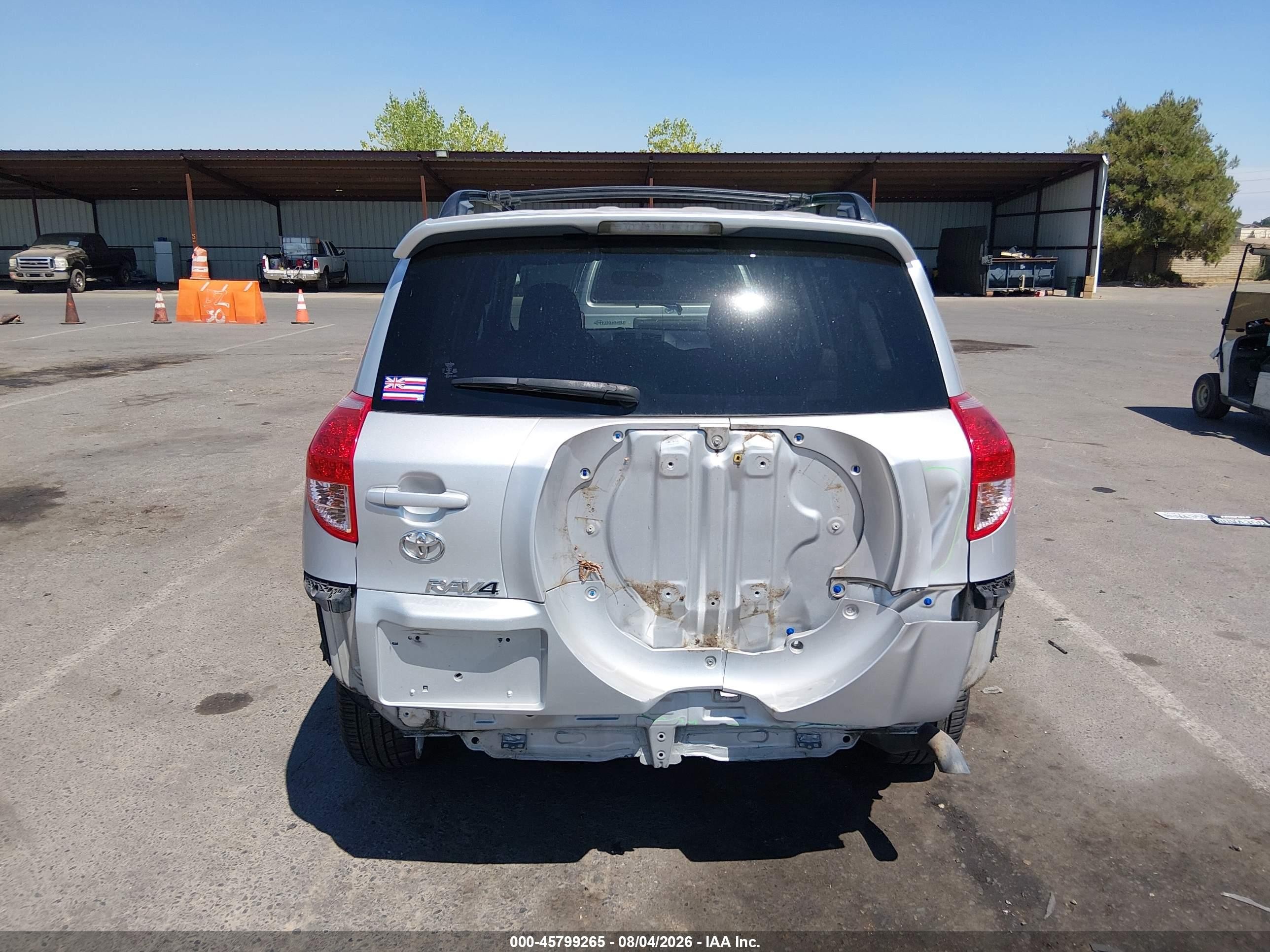 2007 Toyota Rav4 Limited Silver vin: JTMZK34V575007595