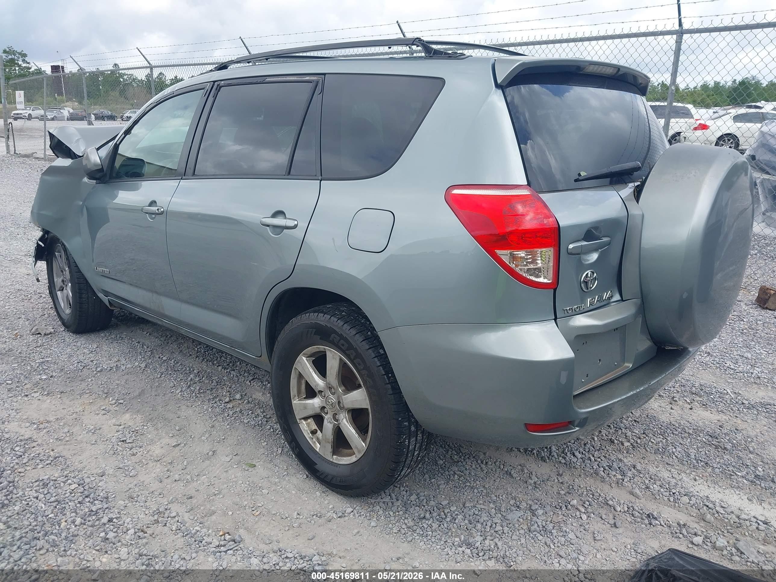 2007 Toyota Rav4 Limited V6 Blue vin: JTMZK34V875005890