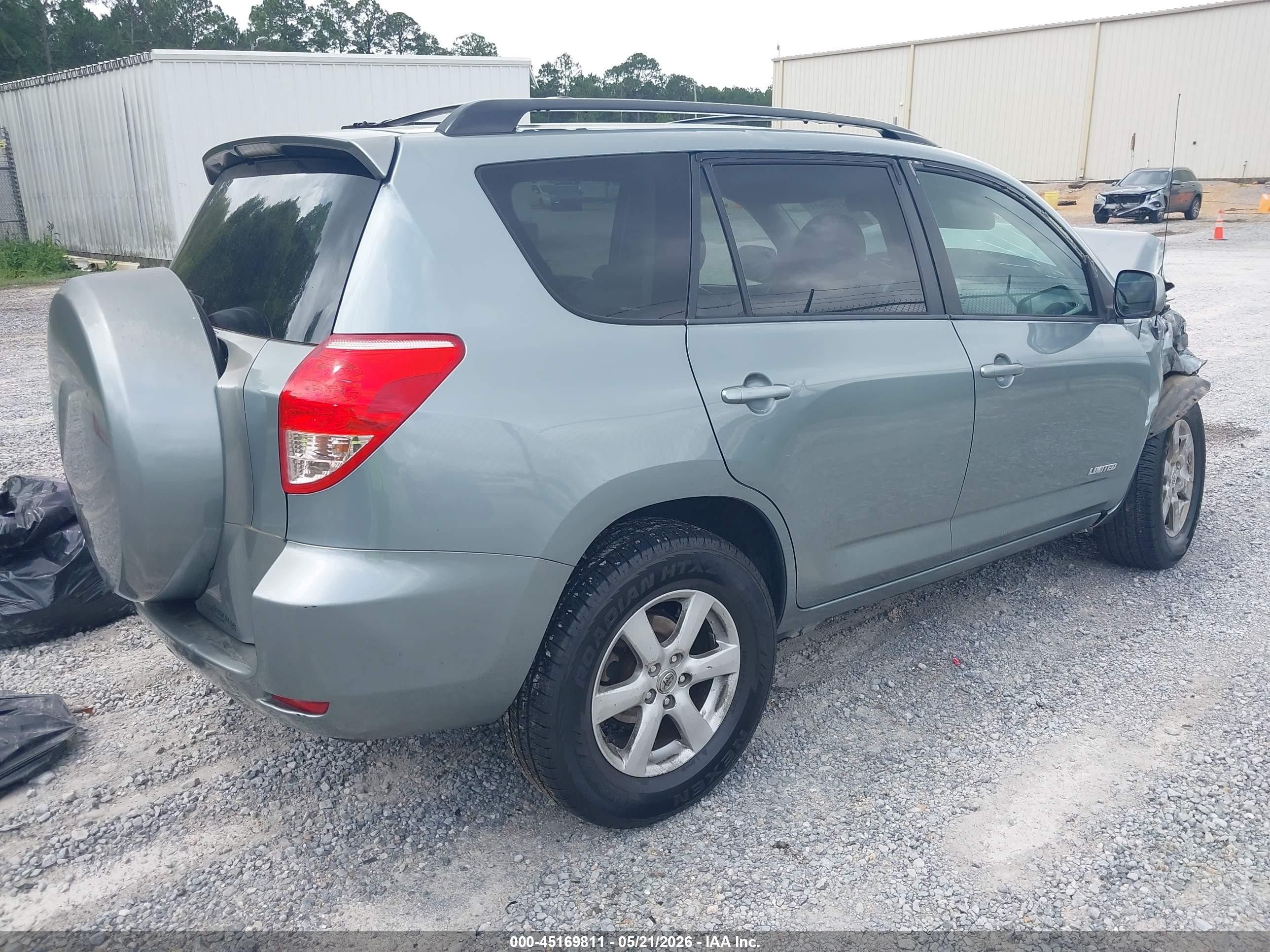 2007 Toyota Rav4 Limited V6 Blue vin: JTMZK34V875005890