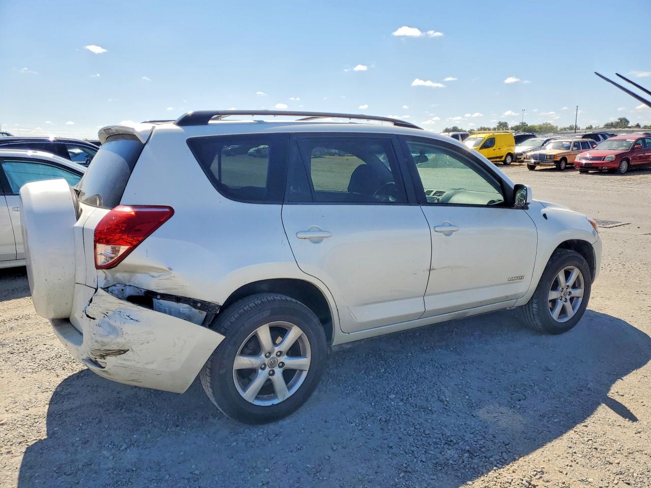 2008 Toyota Rav4 Limited White vin: JTMZK34V885019855