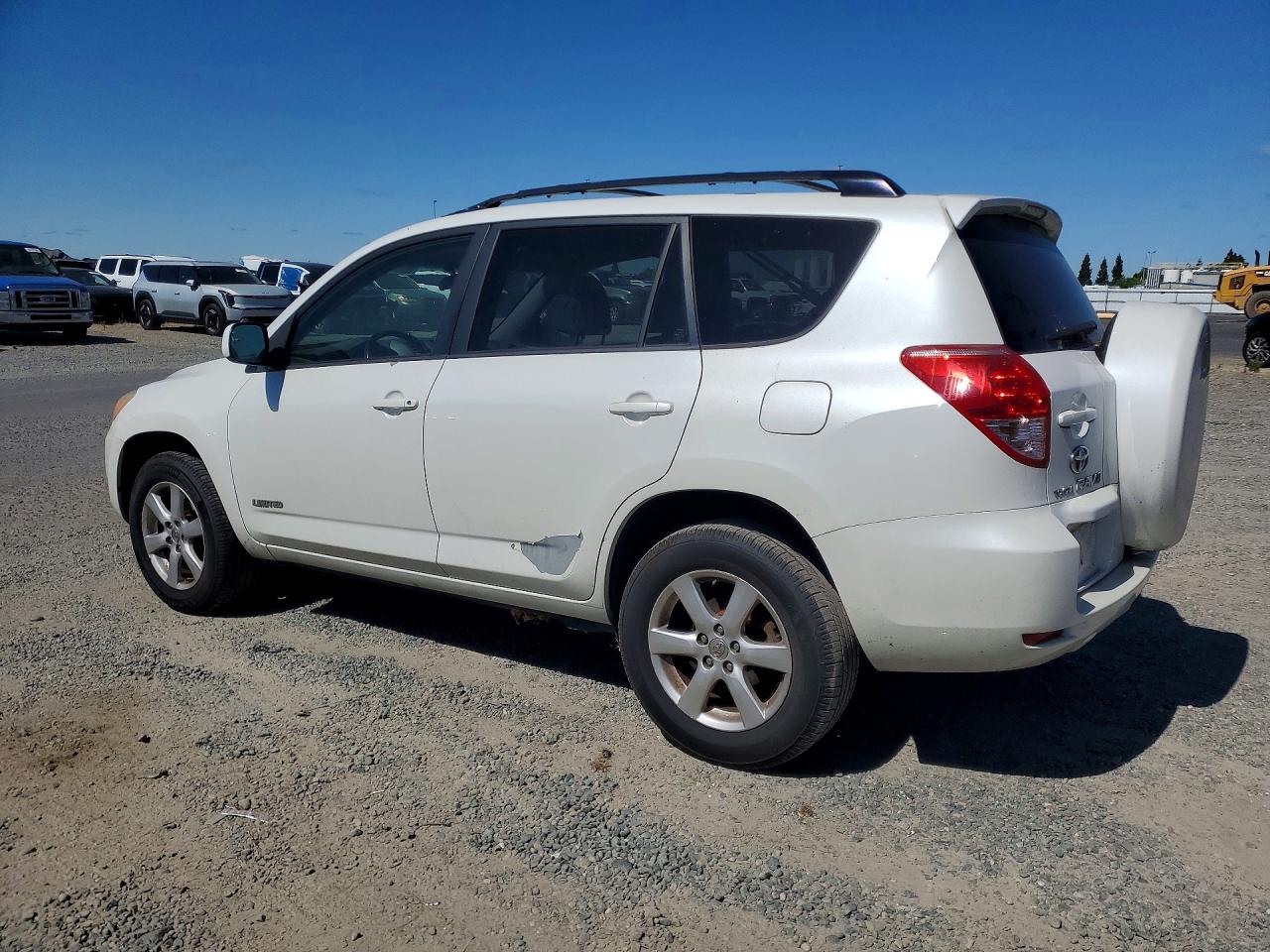 2008 Toyota Rav4 Limited White vin: JTMZK34V885019855