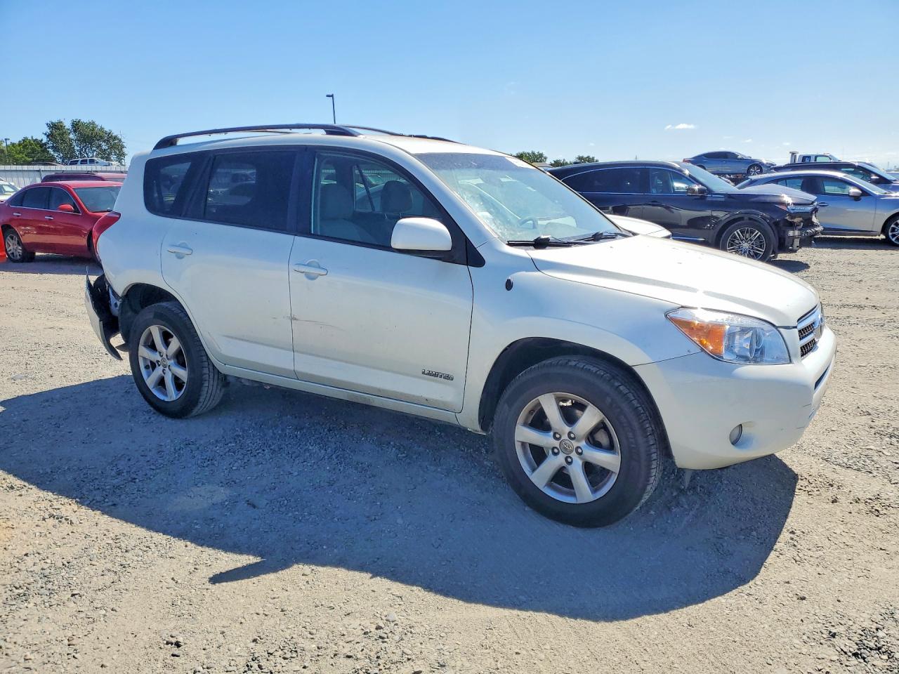 2008 Toyota Rav4 Limited White vin: JTMZK34V885019855