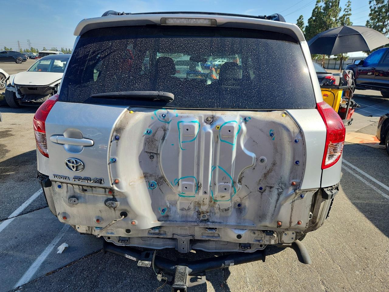 2008 Toyota Rav4 Limited Silver vin: JTMZK34V885021251