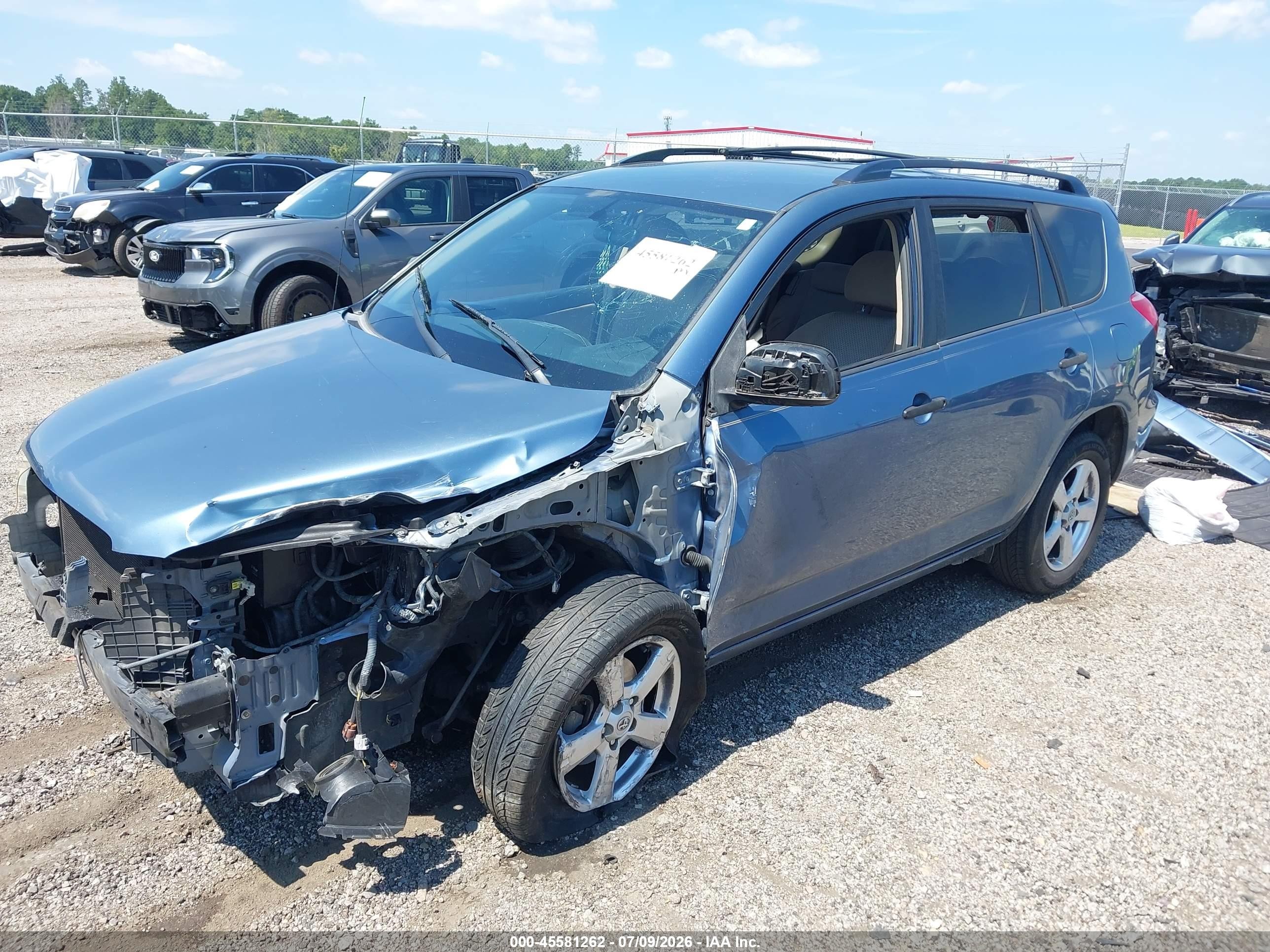 2007 Toyota Rav4 Base V6 (a5) Blue vin: JTMZK35V375011112