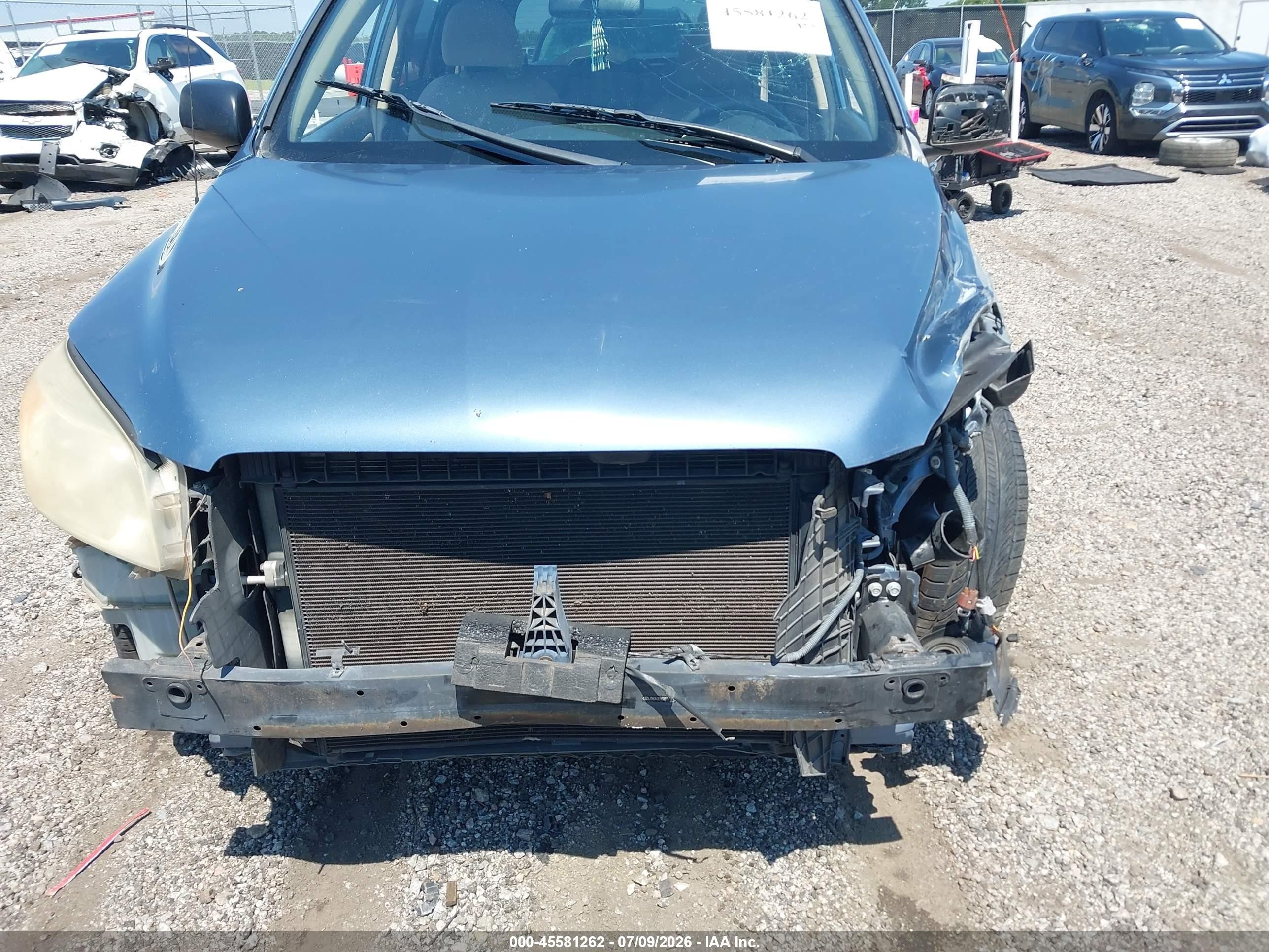 2007 Toyota Rav4 Base V6 (a5) Blue vin: JTMZK35V375011112