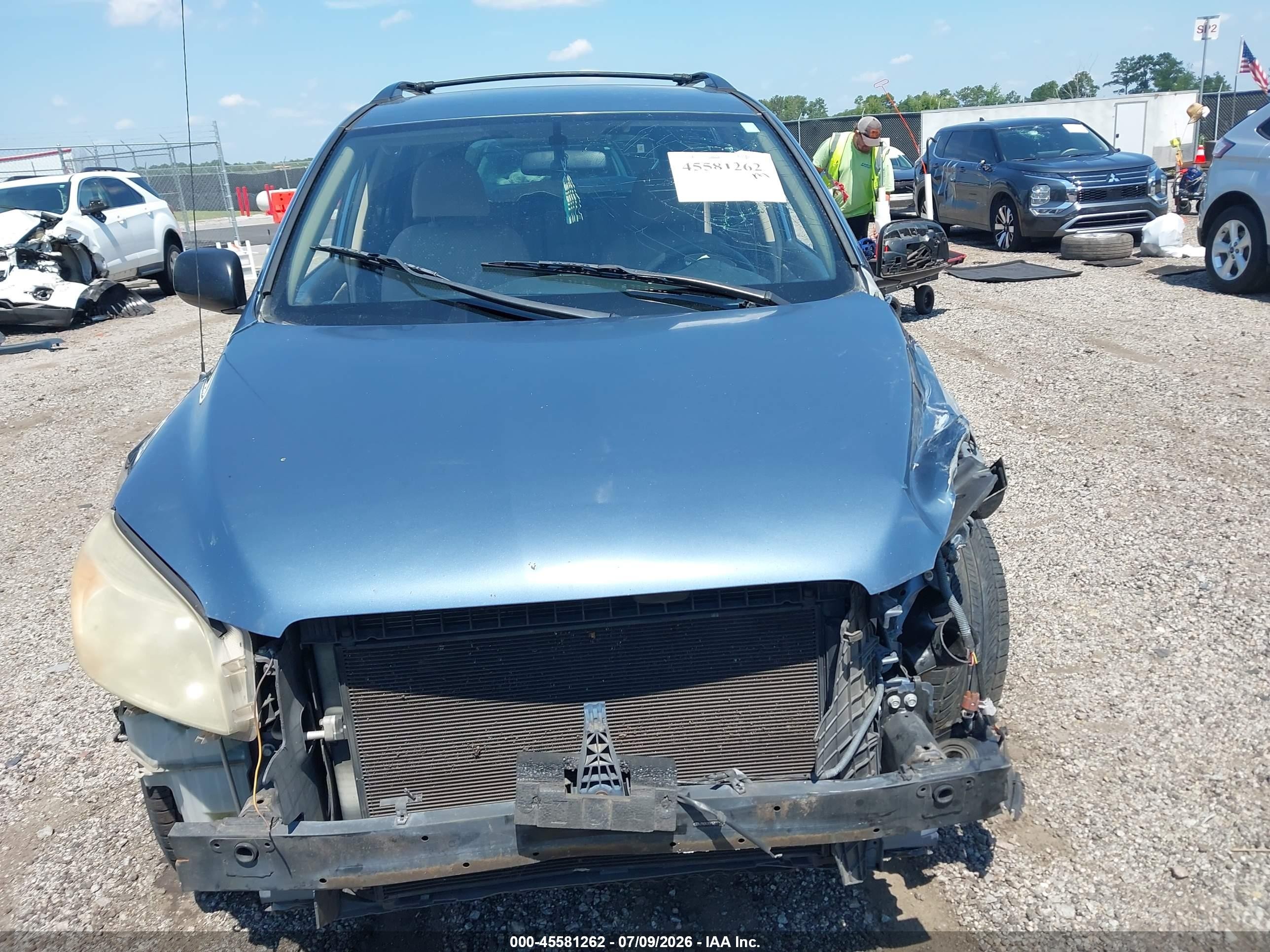2007 Toyota Rav4 Base V6 (a5) Blue vin: JTMZK35V375011112