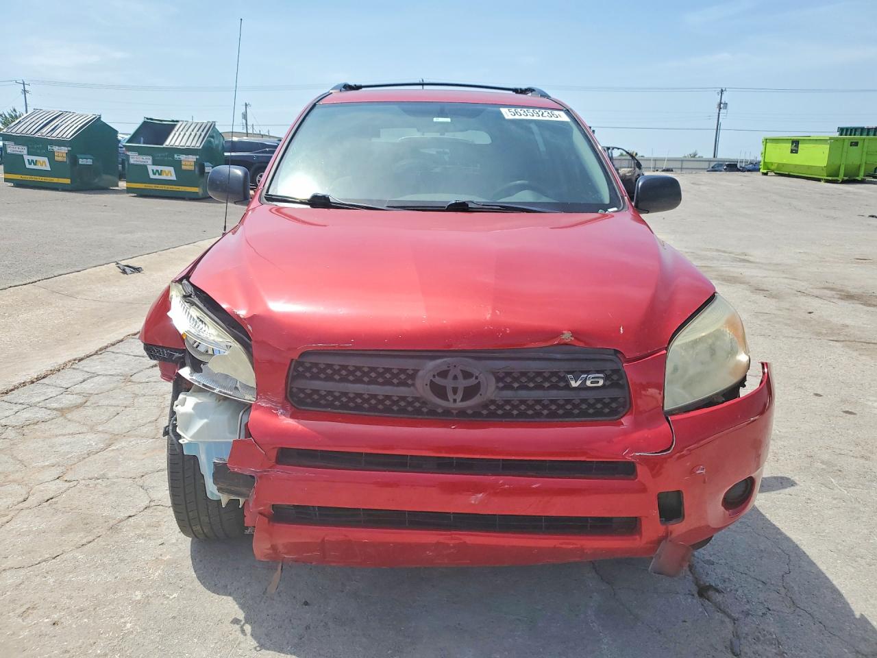 2006 Toyota Rav4 Base Красный vin: JTMZK35V565005150