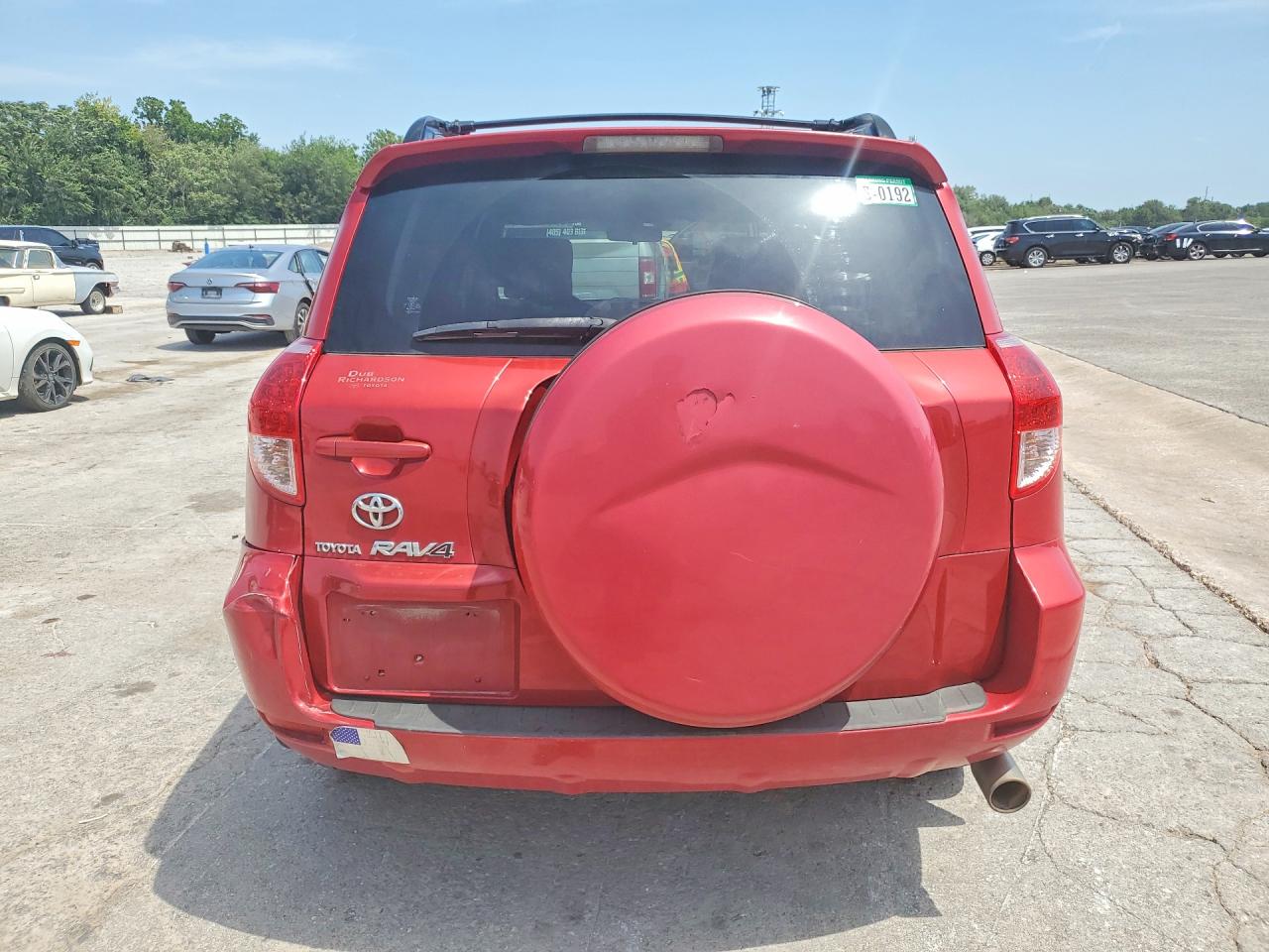 2006 Toyota Rav4 Base Красный vin: JTMZK35V565005150