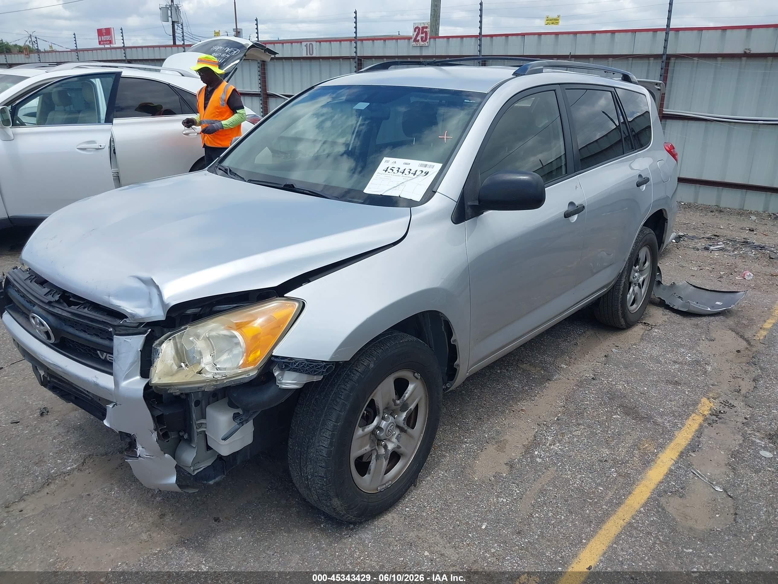 2010 Toyota Rav4 Base V6 Gray vin: JTMZK4DV1AD004518