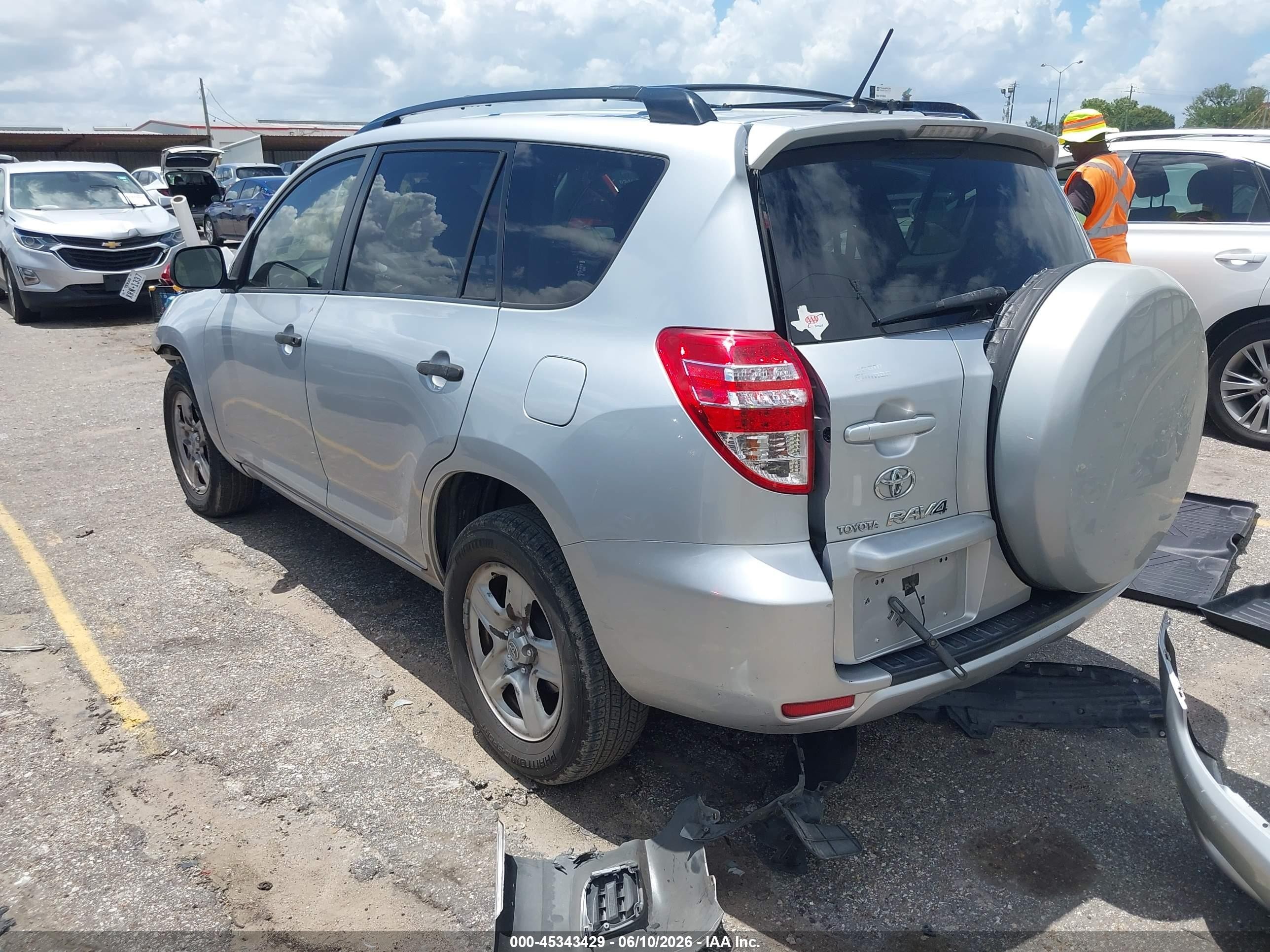 2010 Toyota Rav4 Base V6 Gray vin: JTMZK4DV1AD004518