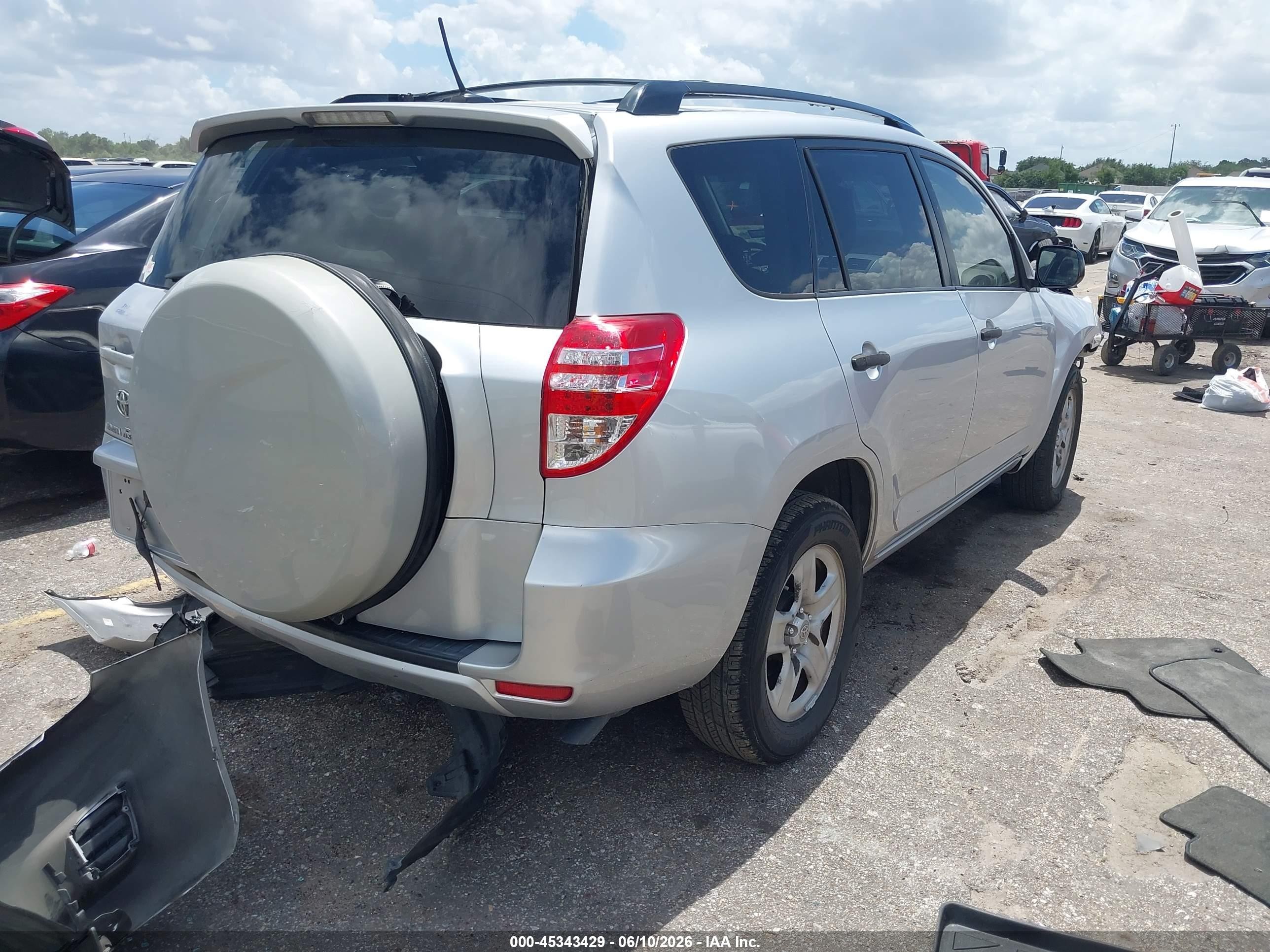 2010 Toyota Rav4 Base V6 Gray vin: JTMZK4DV1AD004518