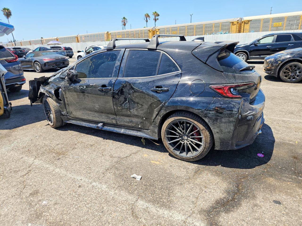 2025 Toyota Gr Corolla Premium Plus Black vin: JTNABAAE5SA023328