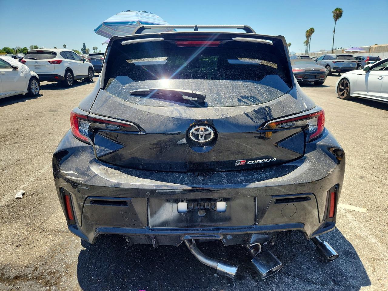 2025 Toyota Gr Corolla Premium Plus Black vin: JTNABAAE5SA023328