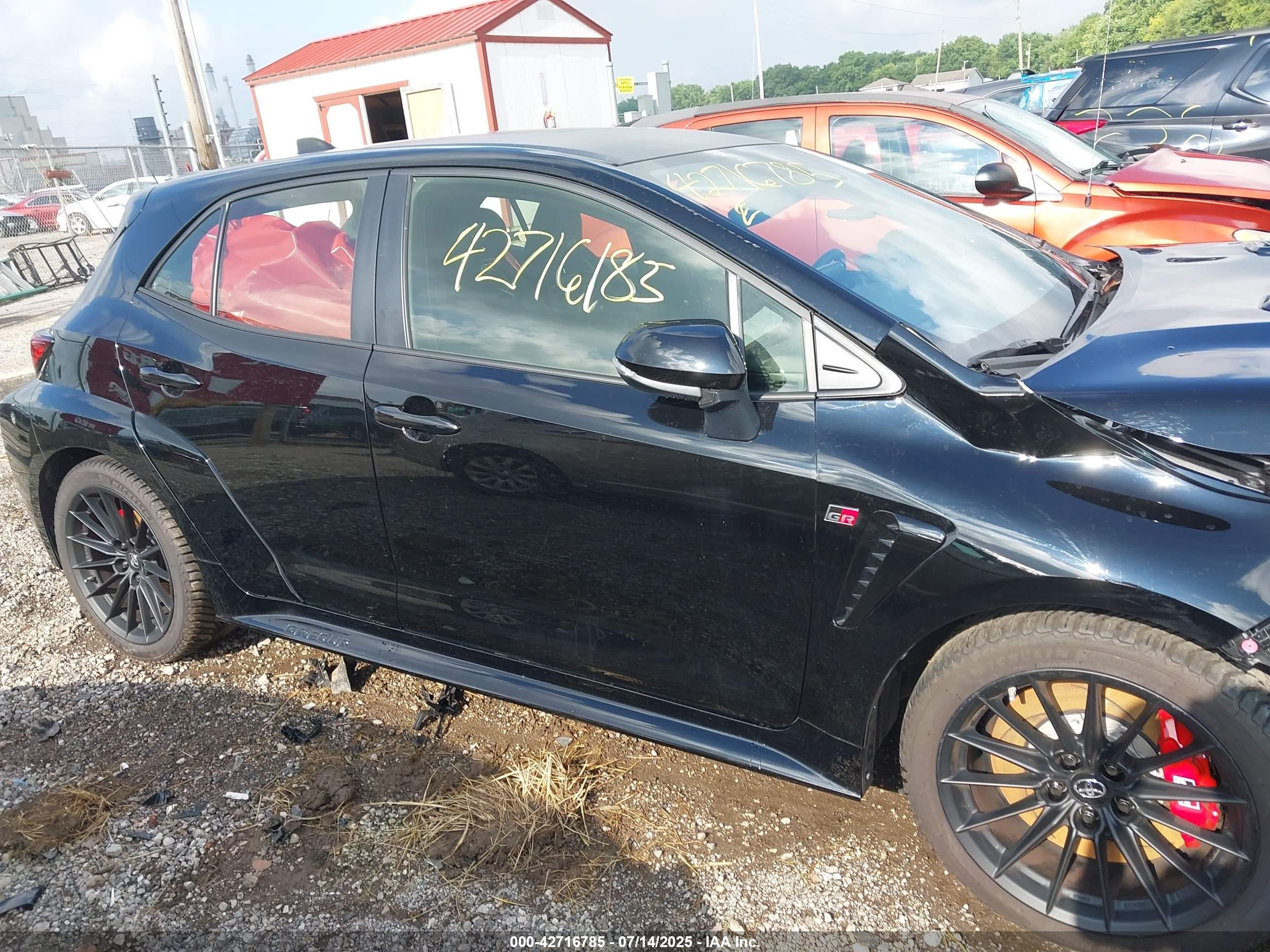 2025 Toyota Gr Corolla Premium Plus Black vin: JTNABAAE9SA016382