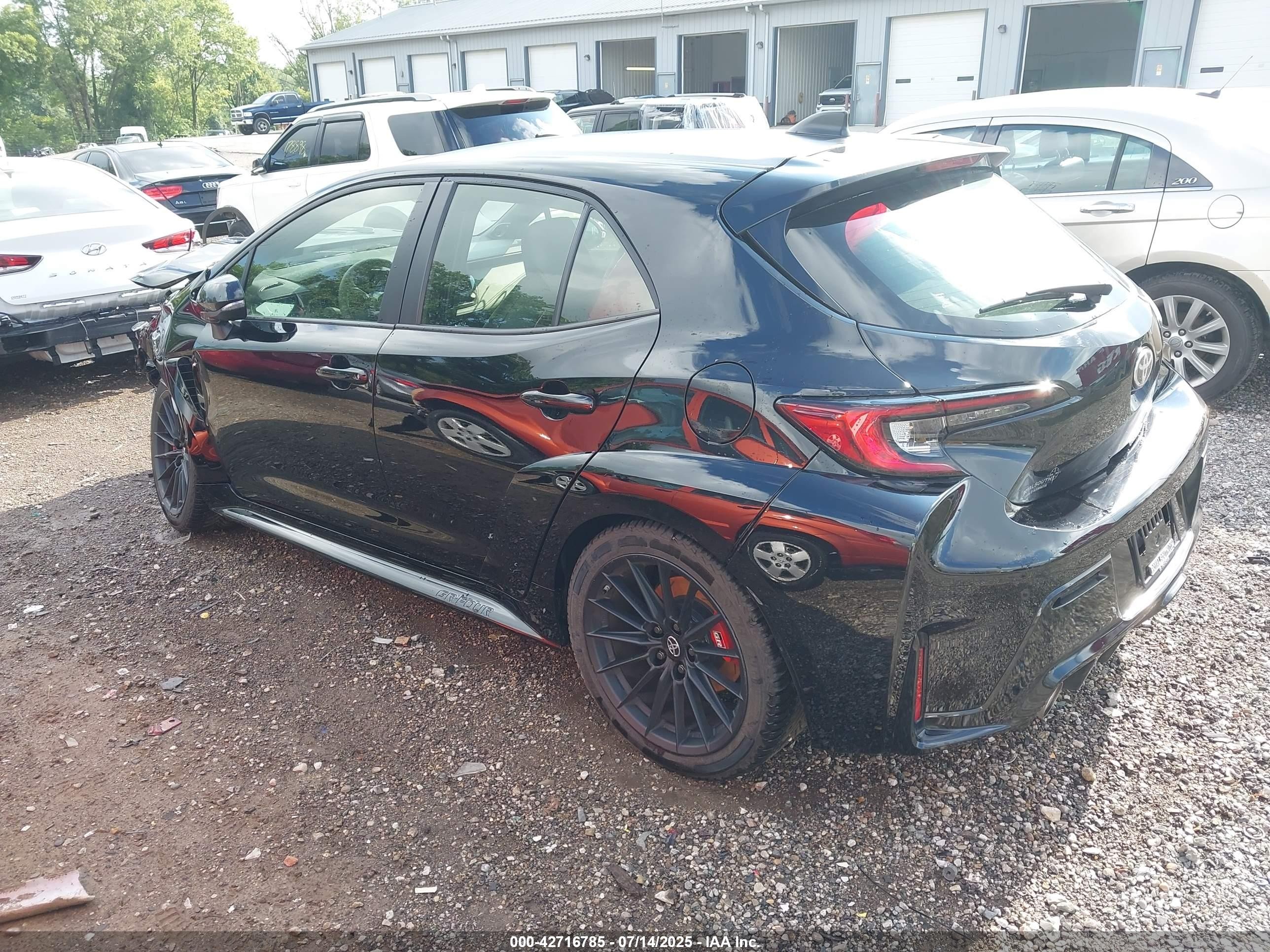 2025 Toyota Gr Corolla Premium Plus Black vin: JTNABAAE9SA016382