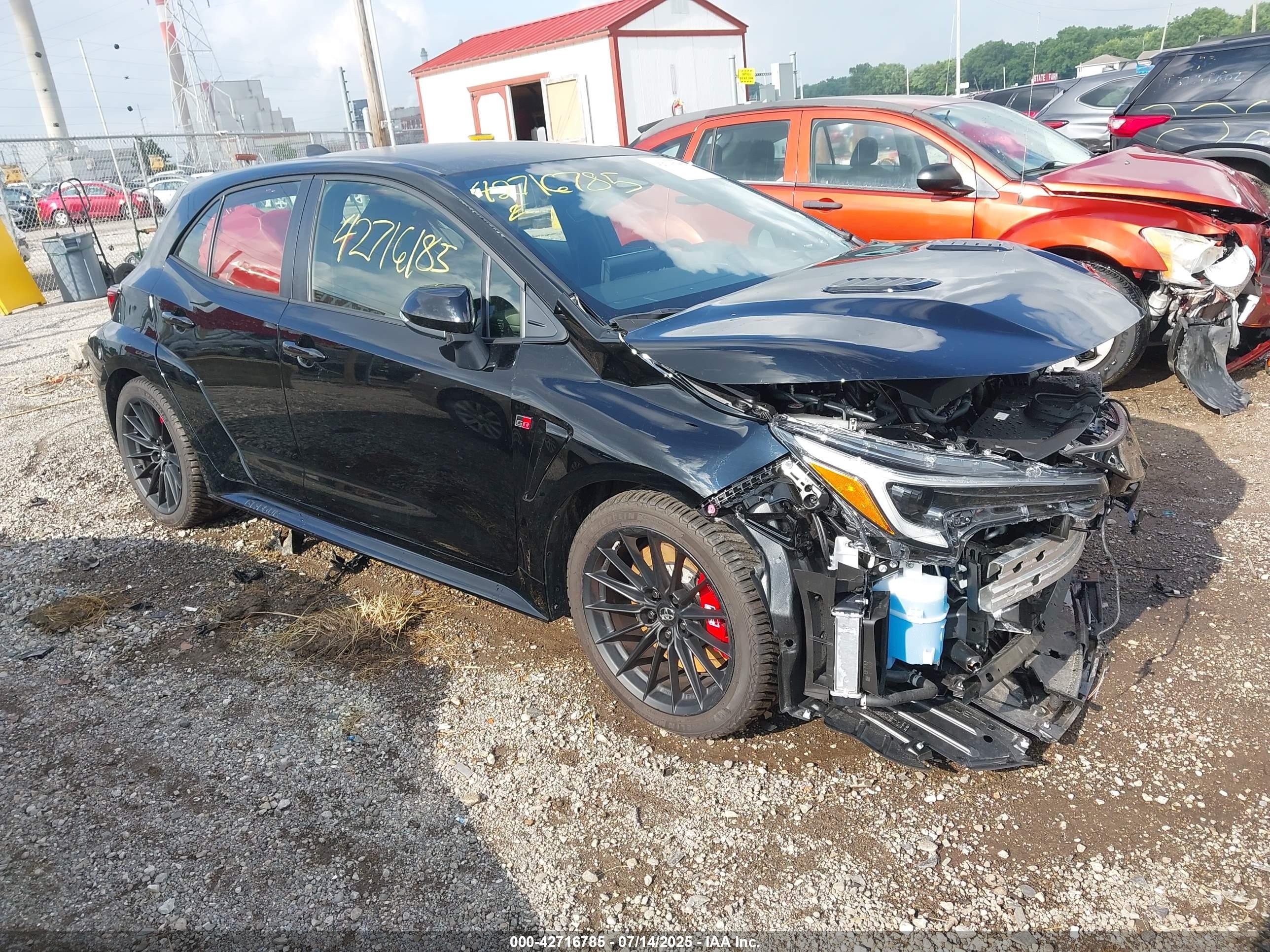 2025 Toyota Gr Corolla Premium Plus Black vin: JTNABAAE9SA016382