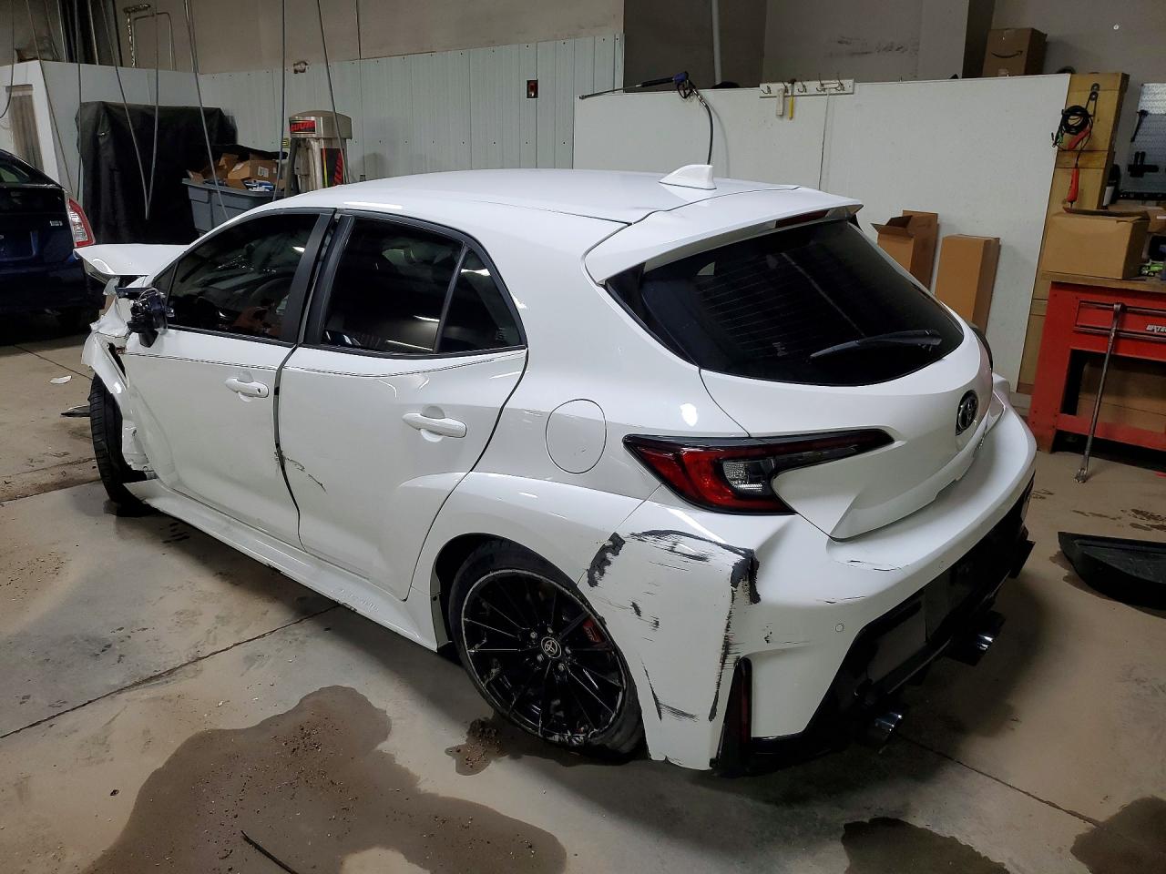 2025 Toyota Gr Corolla Premium White vin: JTNABAAE9SA019718