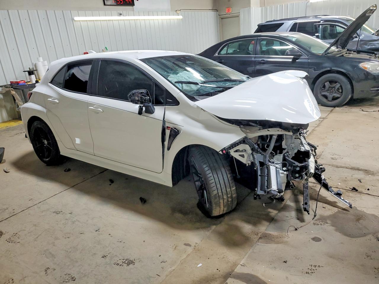 2025 Toyota Gr Corolla Premium White vin: JTNABAAE9SA019718