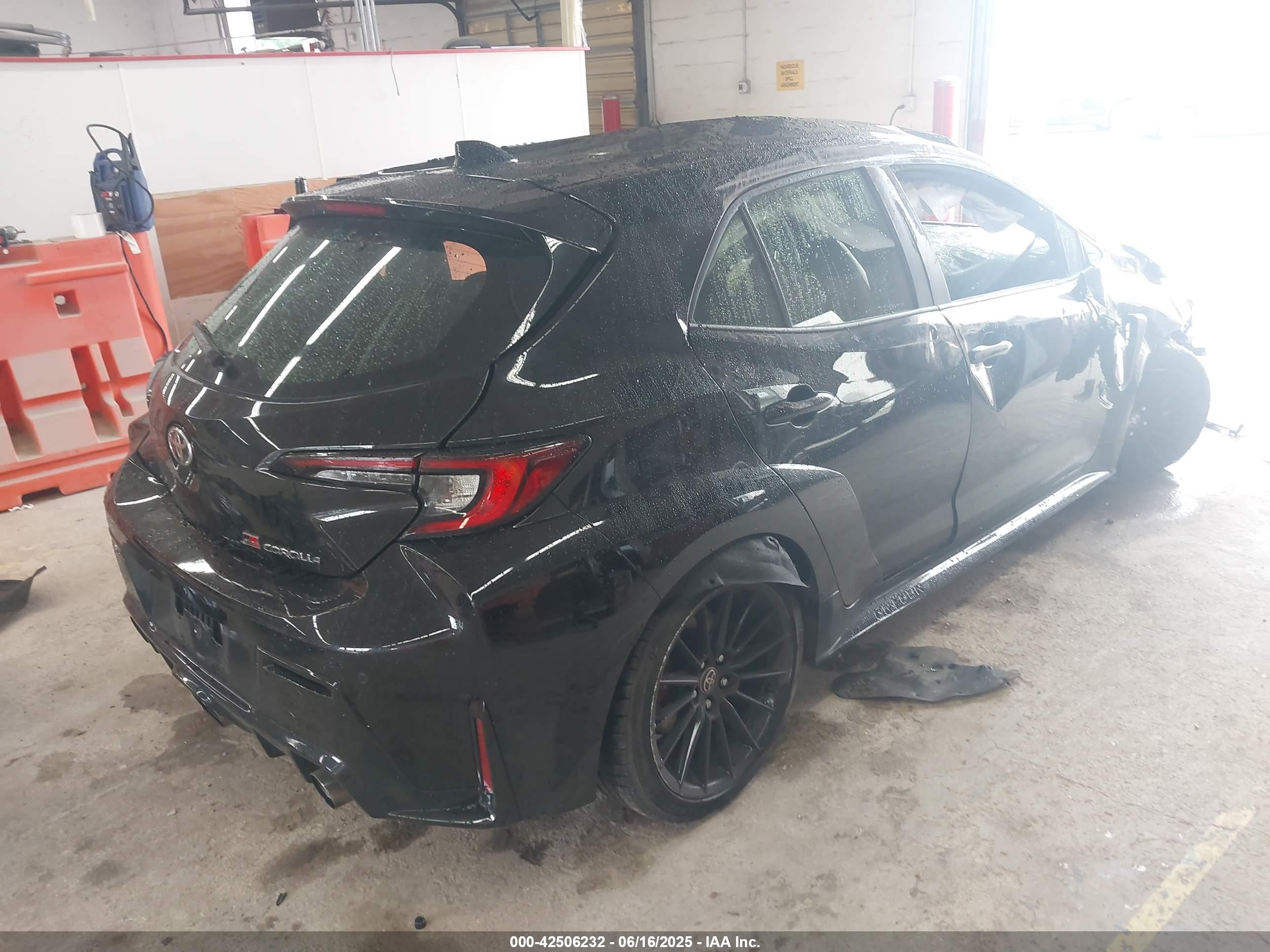 2025 Toyota Gr Corolla Premium Black vin: JTNABAAEXSA017007