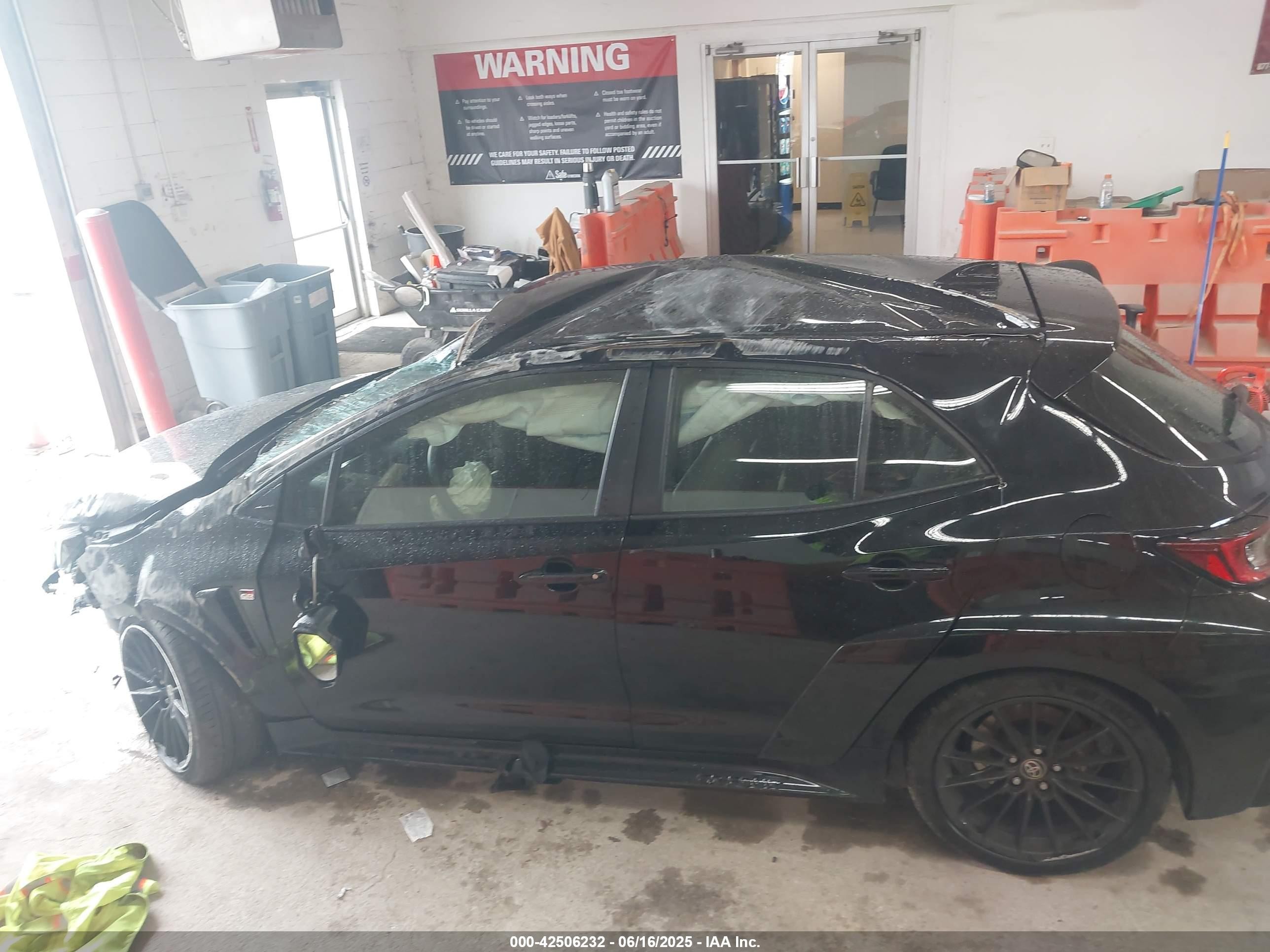 2025 Toyota Gr Corolla Premium Black vin: JTNABAAEXSA017007