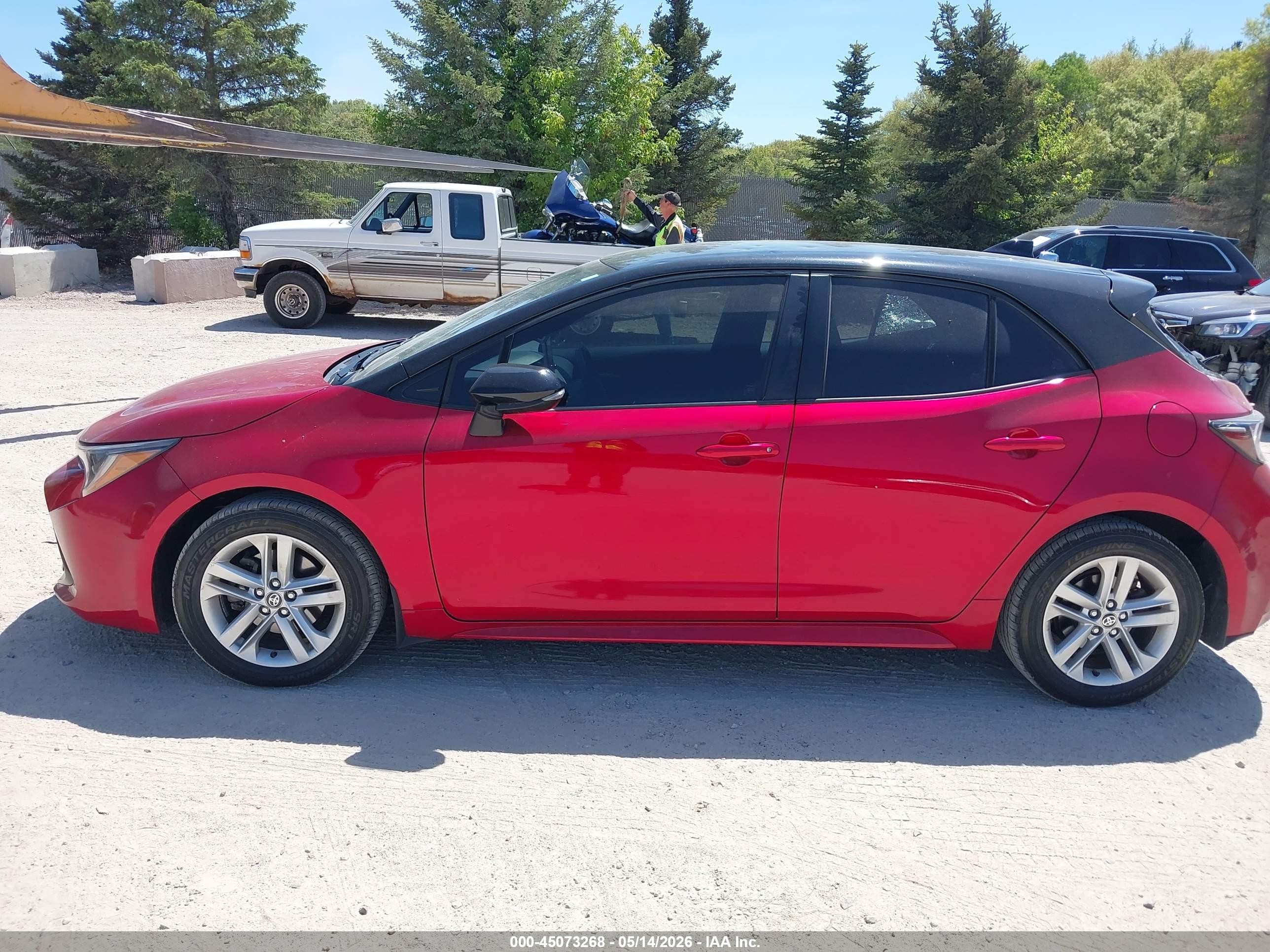 2022 Toyota Corolla Se Red vin: JTNB4MBE0N3161334
