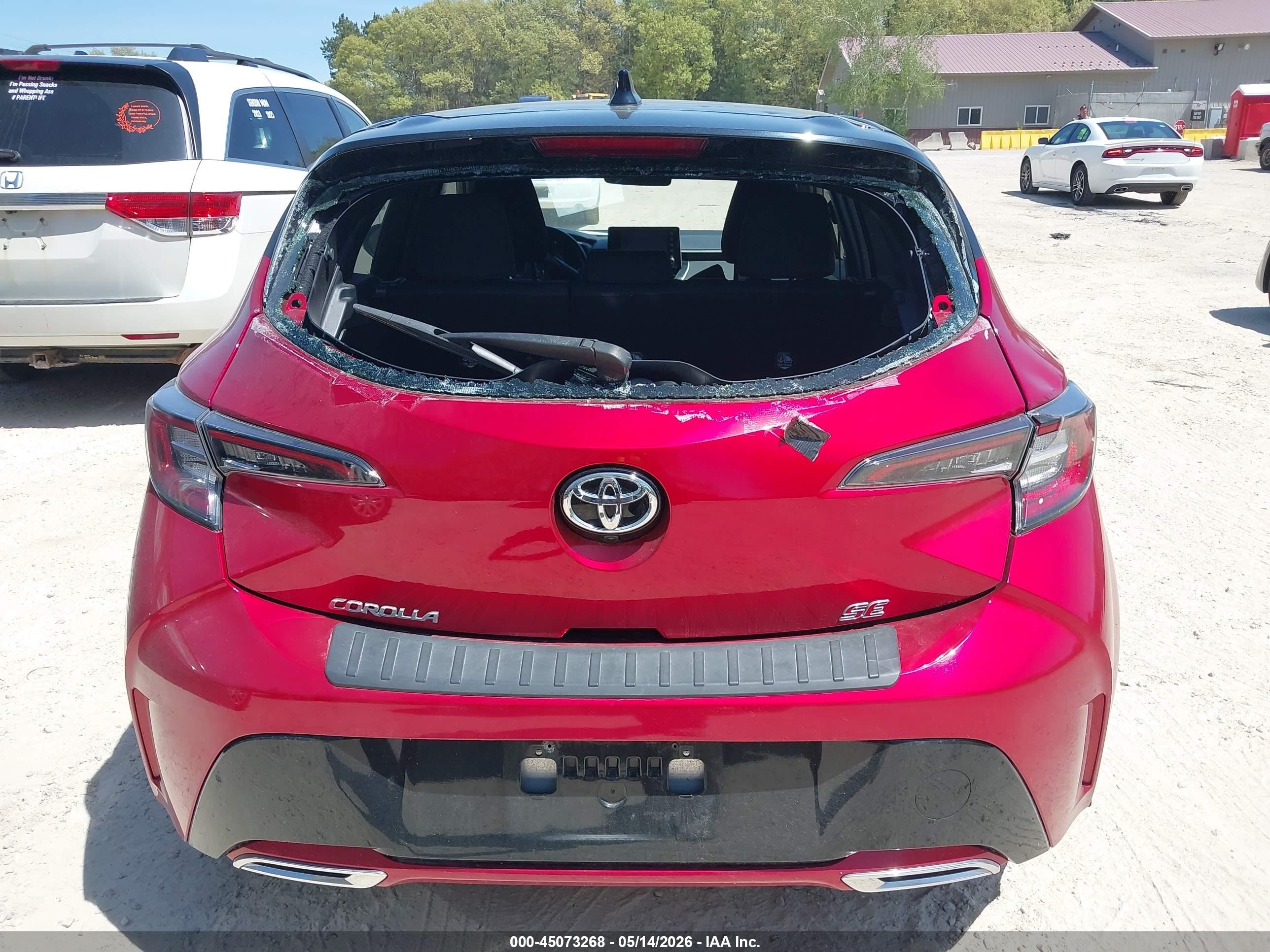 2022 Toyota Corolla Se Red vin: JTNB4MBE0N3161334