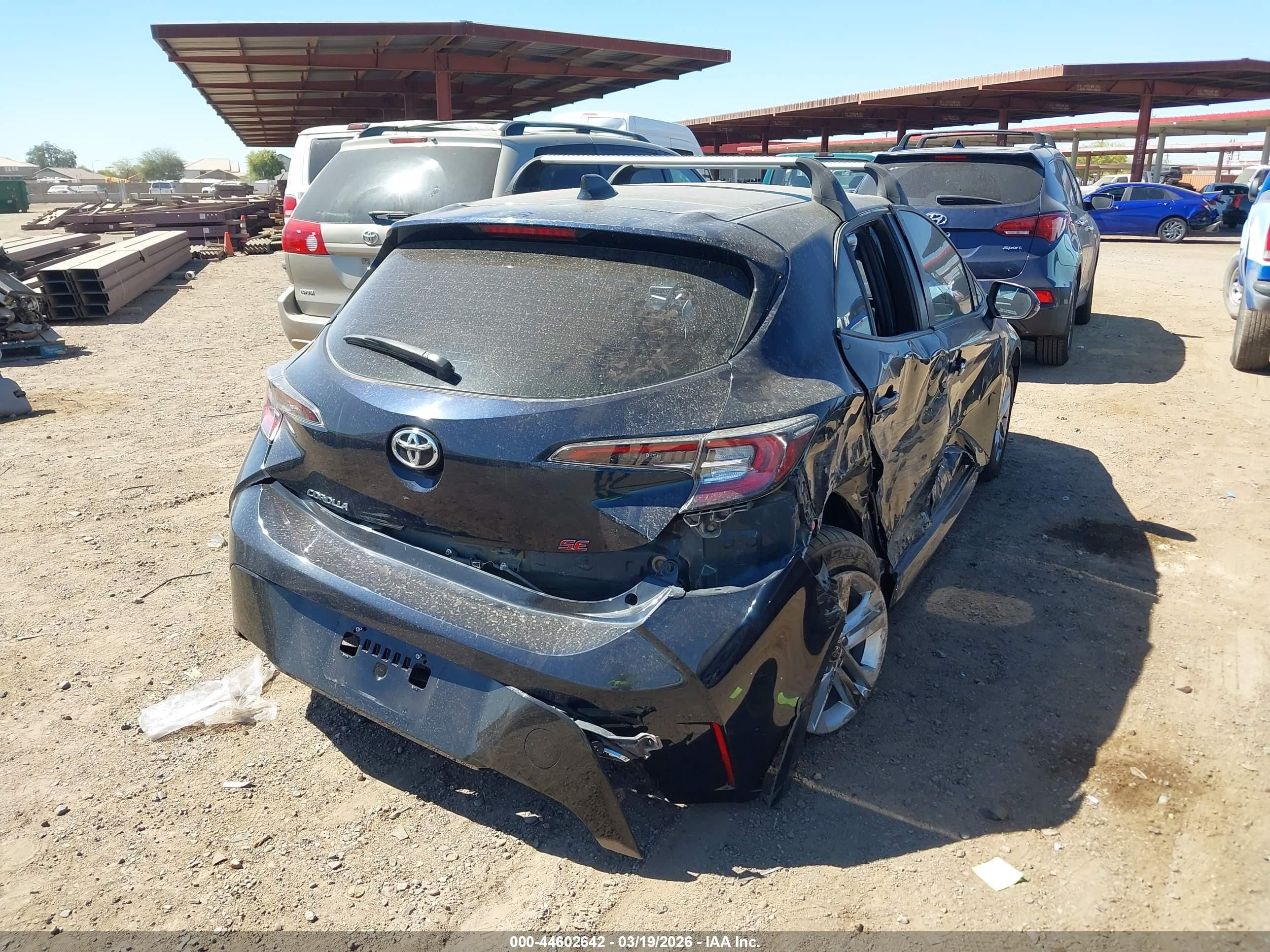 2021 Toyota Corolla Se Turquoise vin: JTNB4MBE7M3126076