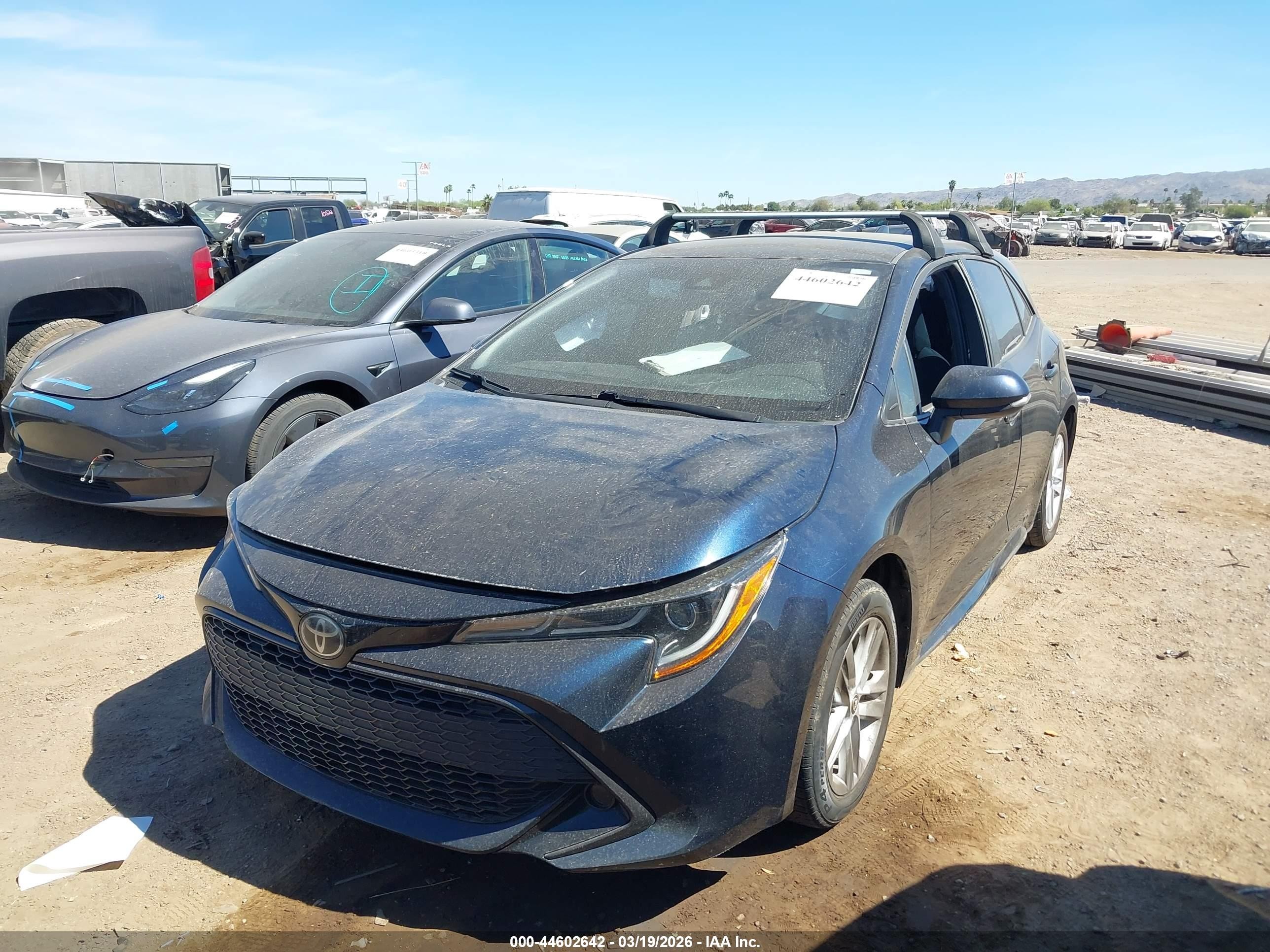 2021 Toyota Corolla Se Turquoise vin: JTNB4MBE7M3126076