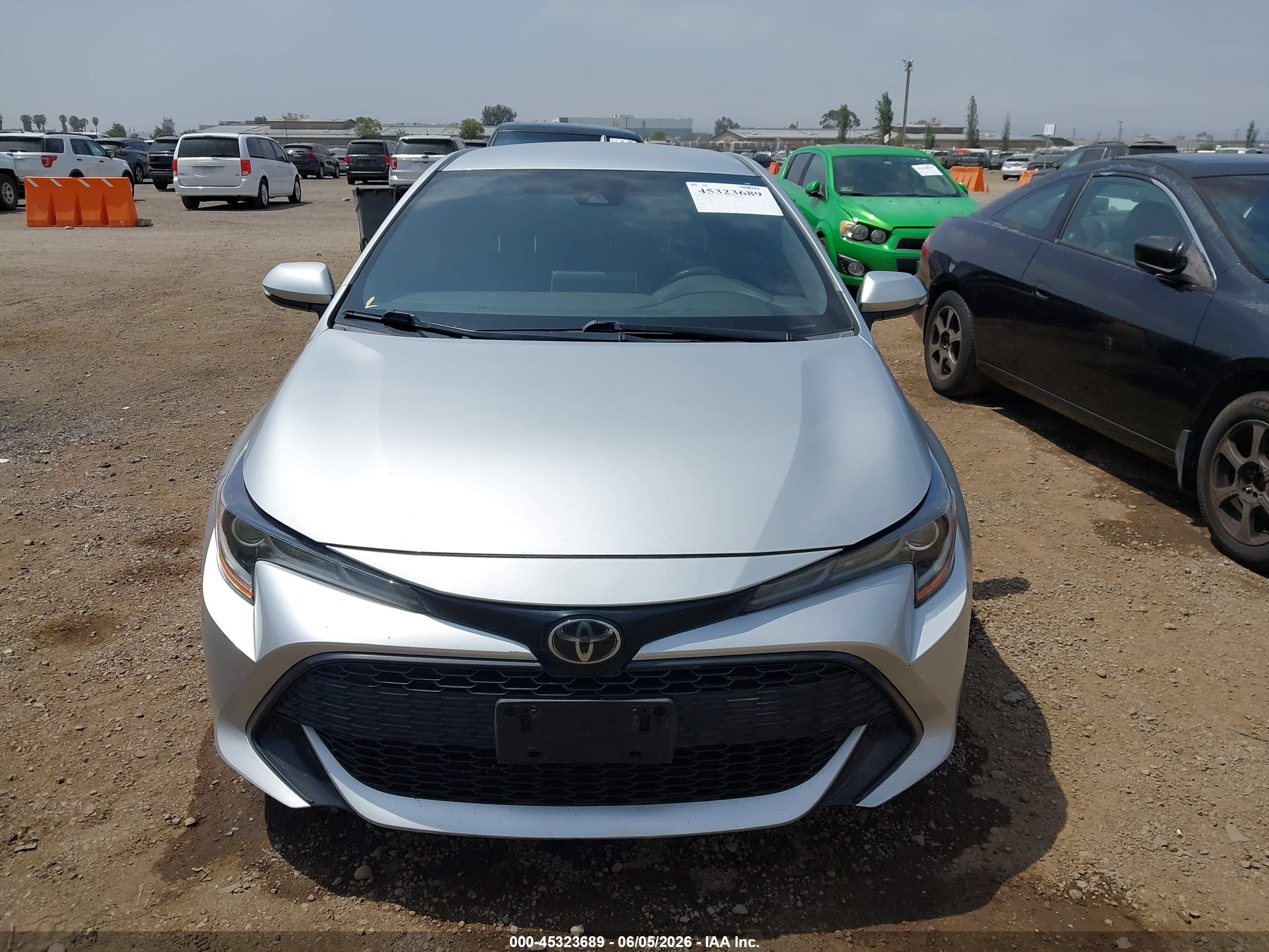 2020 Toyota Corolla Se Silver vin: JTNB4RBE4L3087491