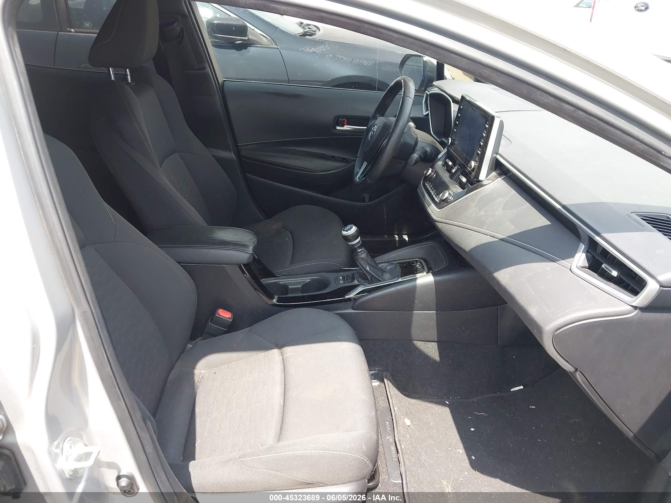 2020 Toyota Corolla Se Silver vin: JTNB4RBE4L3087491