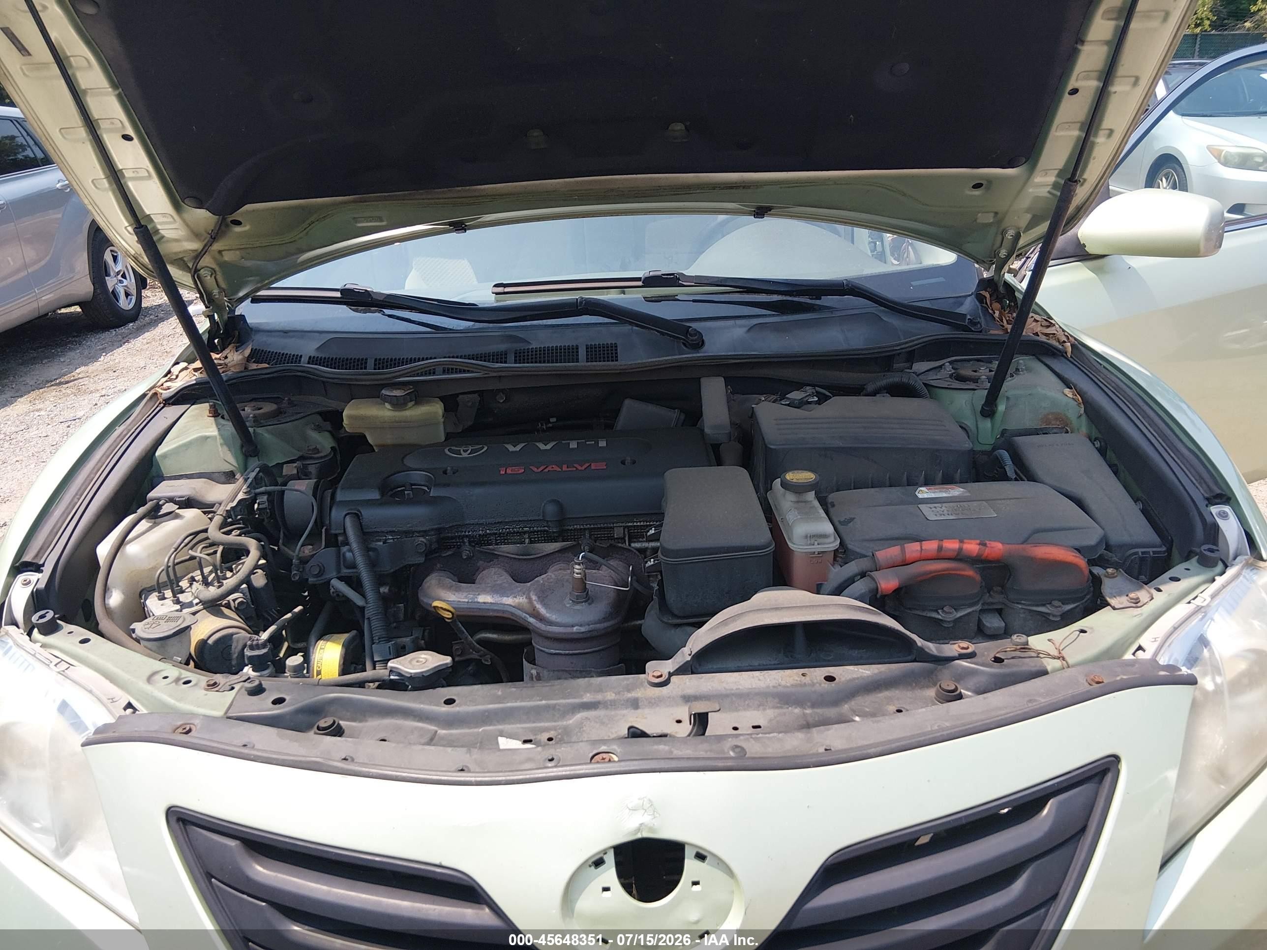 2007 Toyota Camry Hybrid   Green vin: JTNBB46K073010292