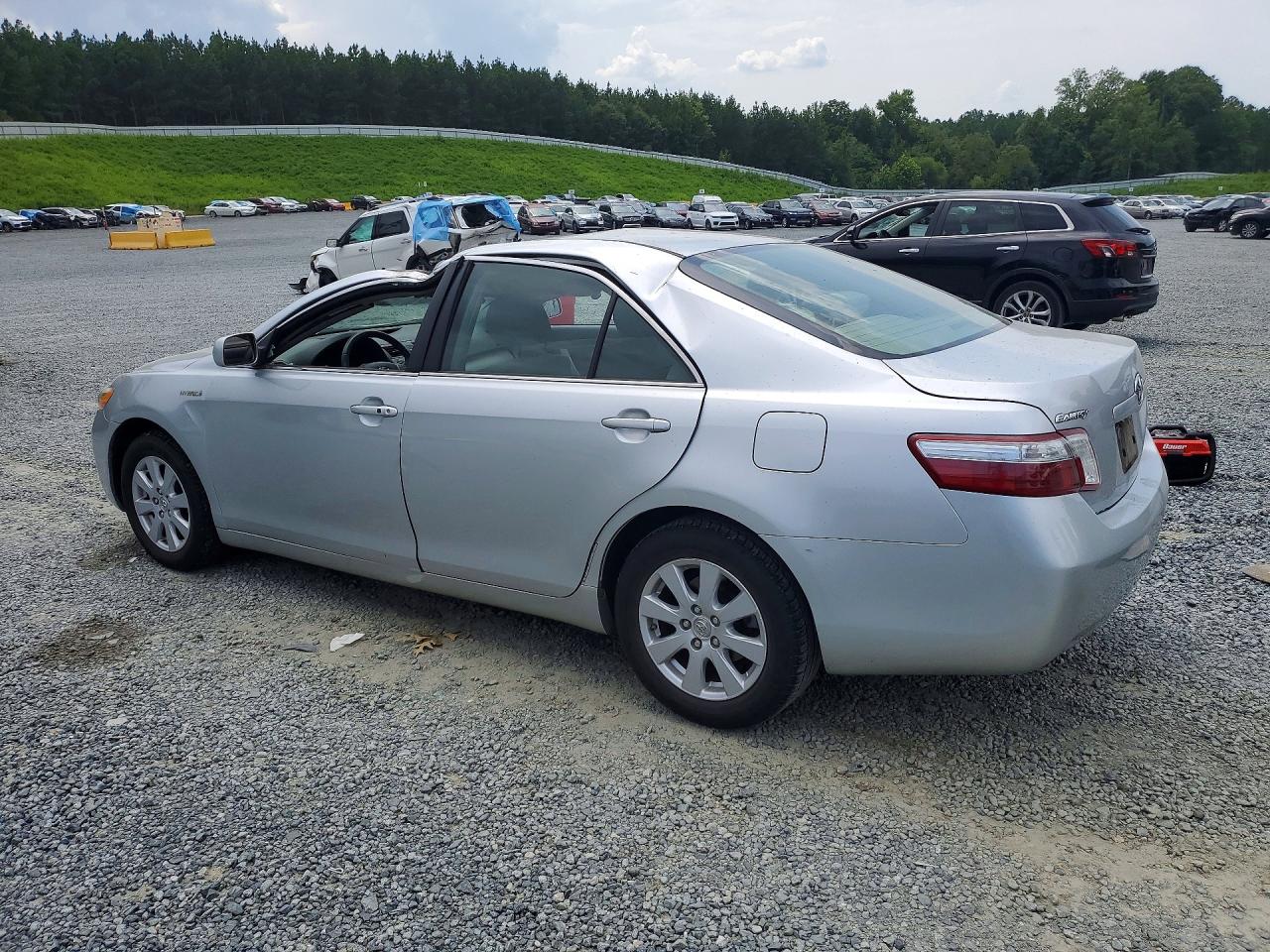 2007 Toyota Camry Hybrid Серебряный vin: JTNBB46K073011071