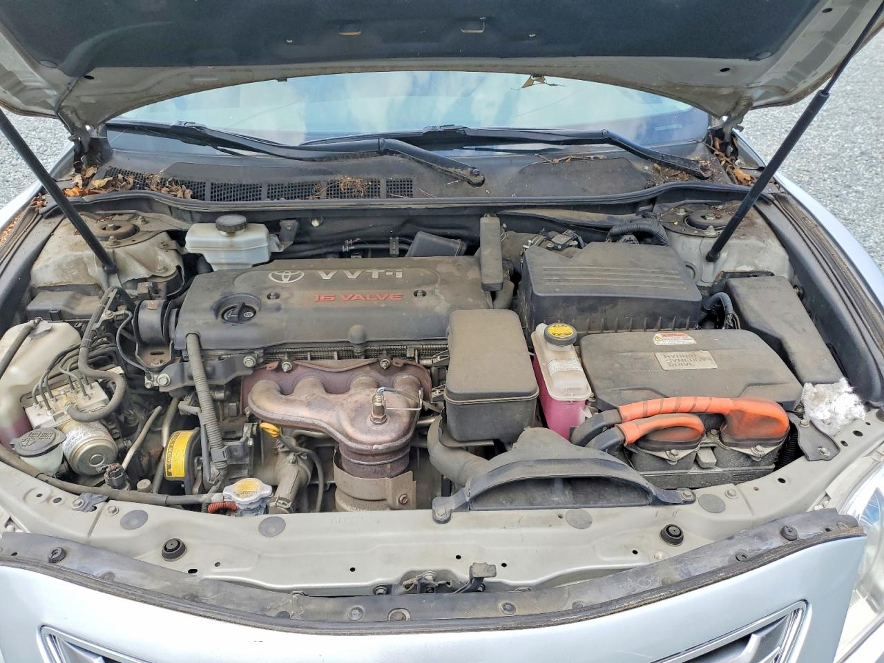 2007 Toyota Camry Hybrid Серебряный vin: JTNBB46K073011071