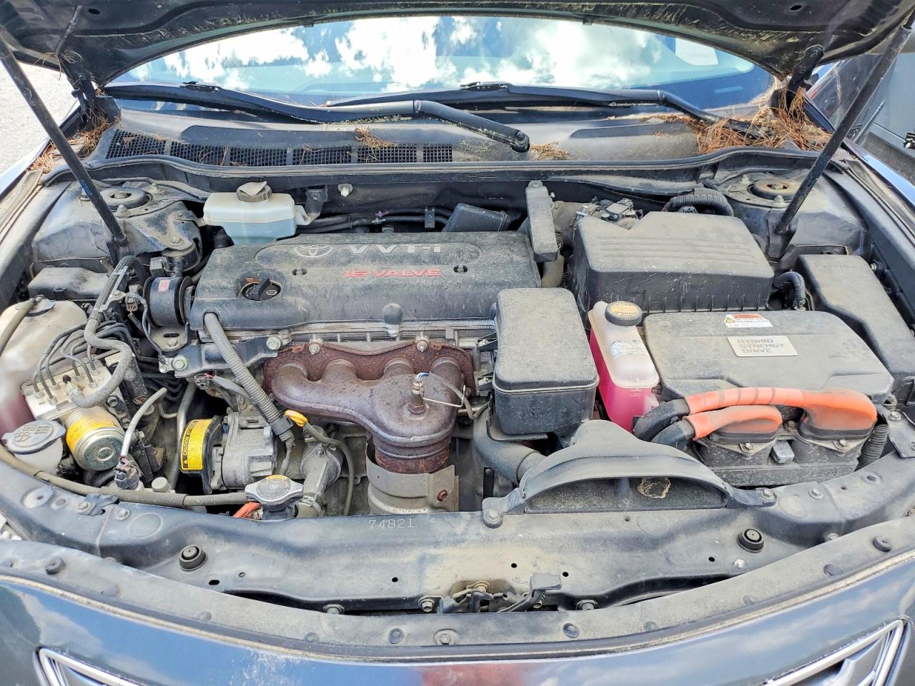 2007 Toyota Camry Hybrid Серый vin: JTNBB46K073014603