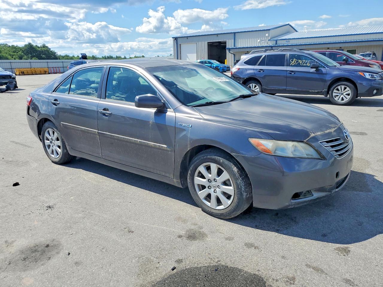 2007 Toyota Camry Hybrid Серый vin: JTNBB46K073014603