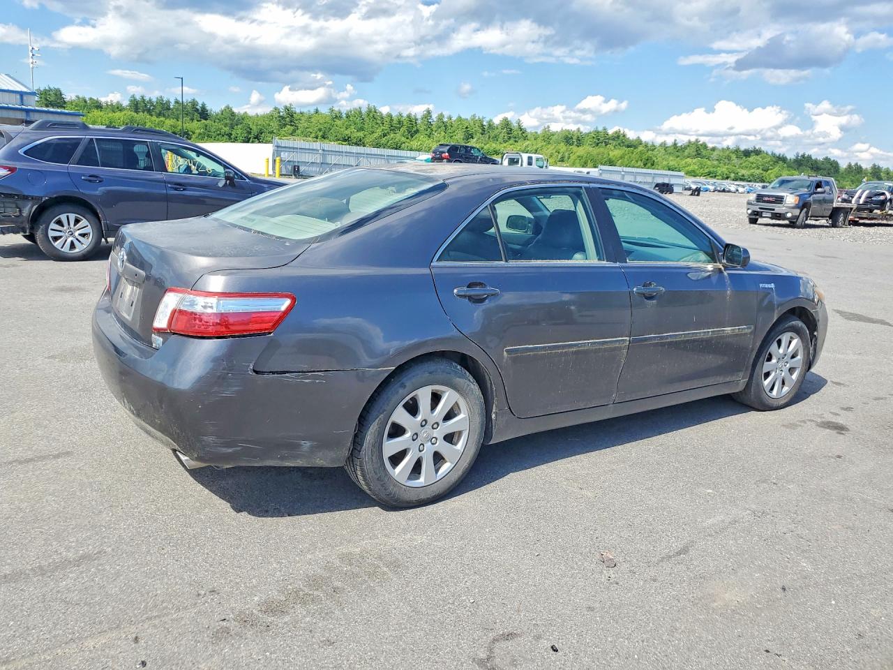 2007 Toyota Camry Hybrid Серый vin: JTNBB46K073014603