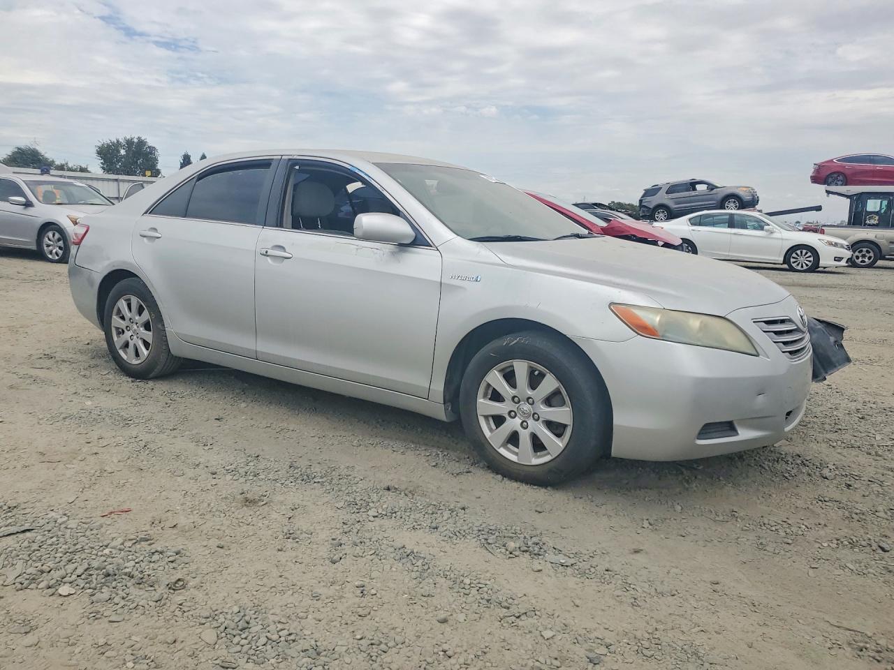 2007 Toyota Camry Hybrid Серебряный vin: JTNBB46K073028162