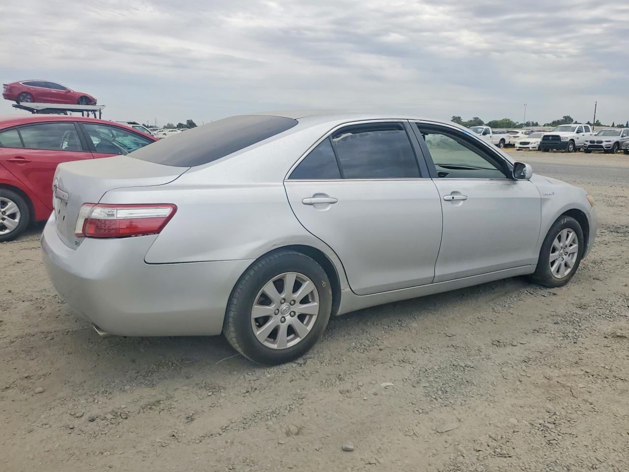 2007 Toyota Camry Hybrid Серебряный vin: JTNBB46K073028162
