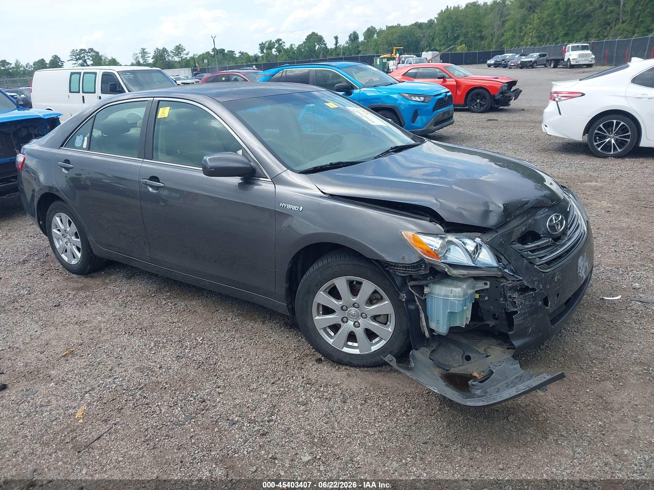2007 Toyota Camry Hybrid   Серый vin: JTNBB46K073032244