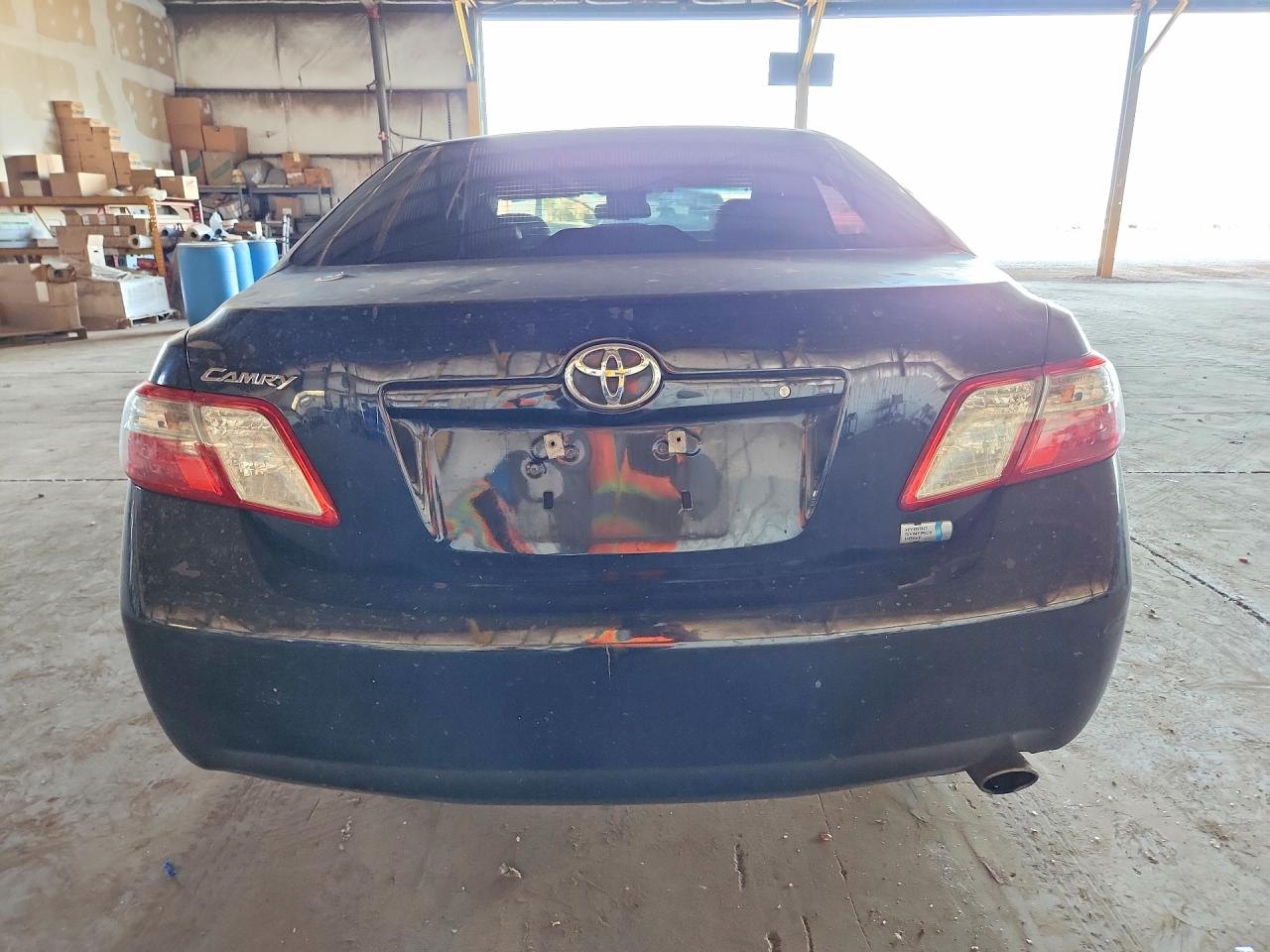 2007 Toyota Camry Hybrid Black vin: JTNBB46K073033748