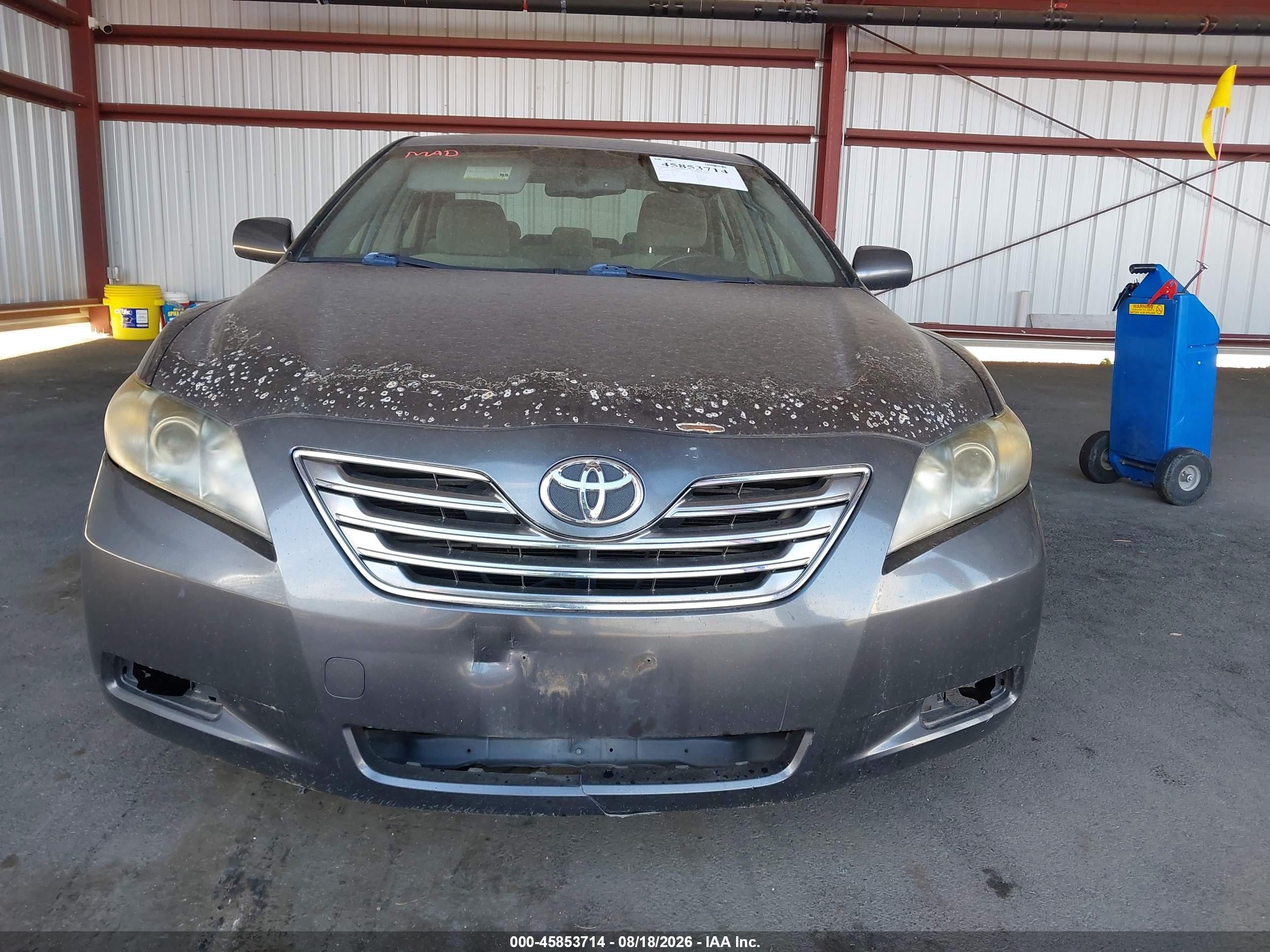 2007 Toyota Camry Hybrid   Gray vin: JTNBB46K073038612
