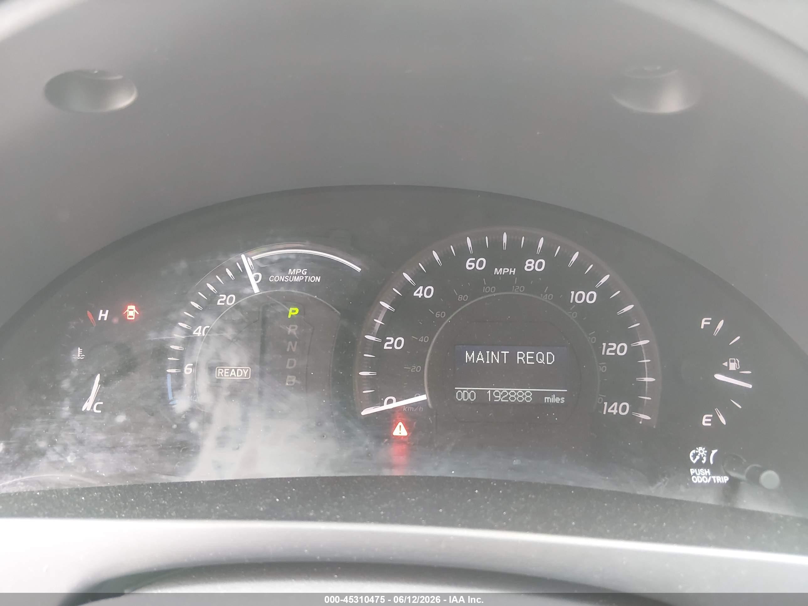 2007 Toyota Camry Hybrid   Silver vin: JTNBB46K073044135