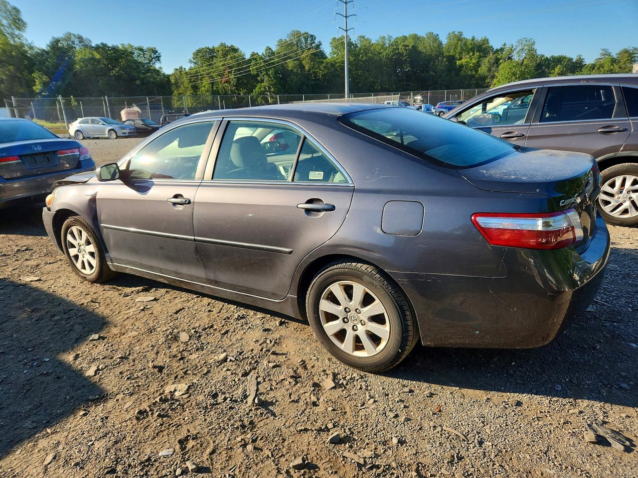2008 Toyota Camry Hybrid Gray vin: JTNBB46K083044928