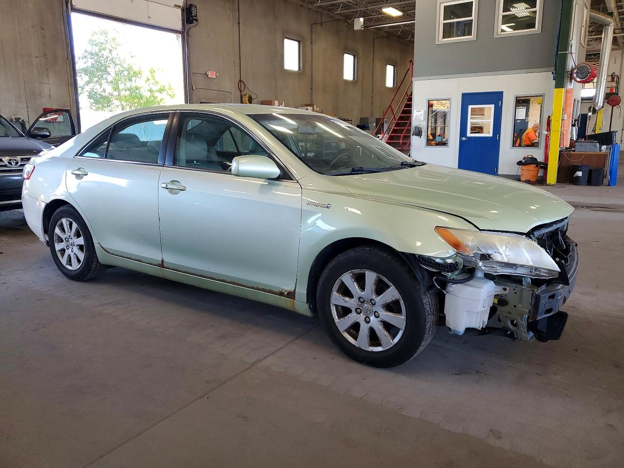 2008 Toyota Camry Hybrid Green vin: JTNBB46K083045576