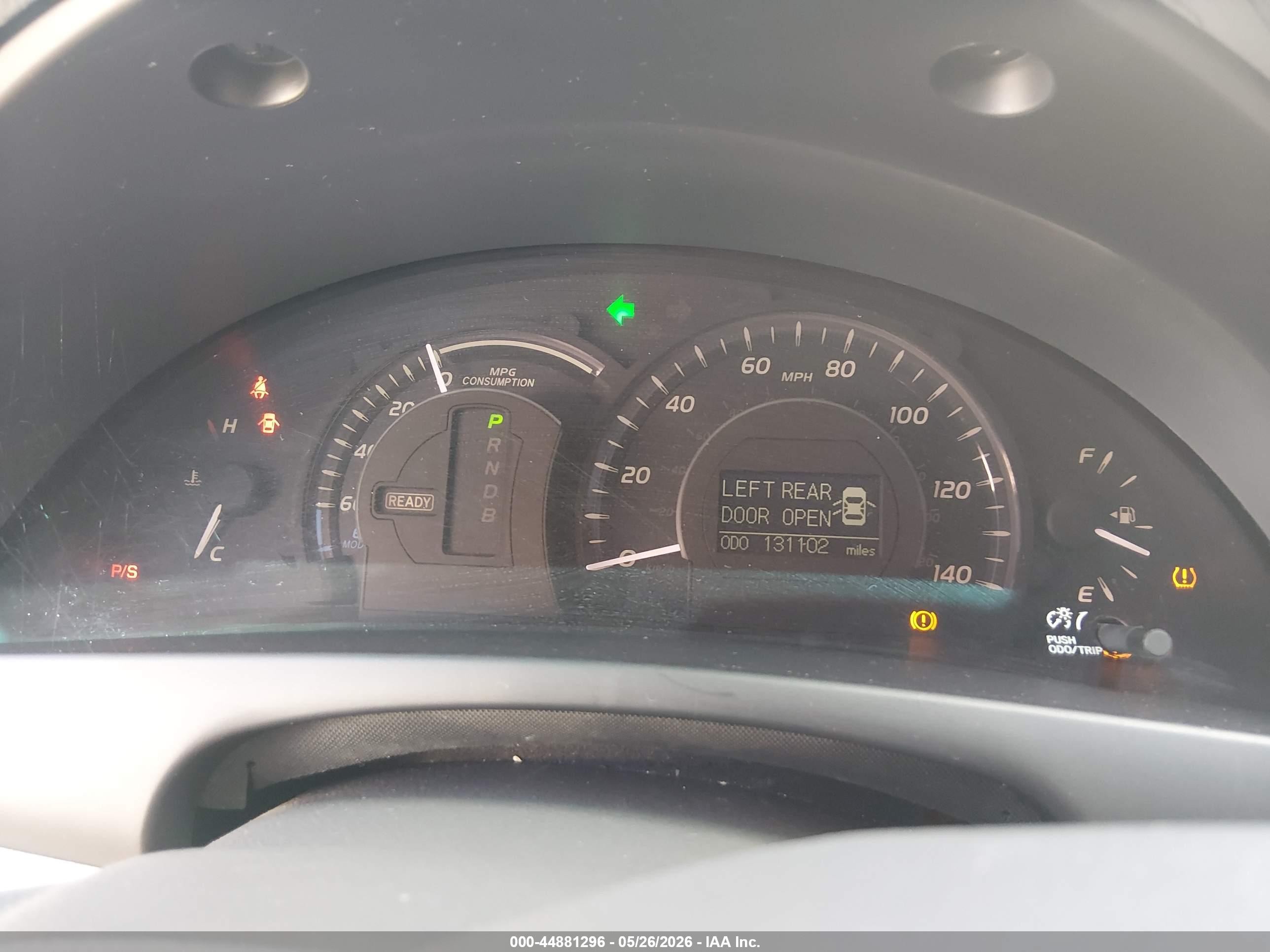 2007 Toyota Camry Hybrid   Gray vin: JTNBB46K173035282