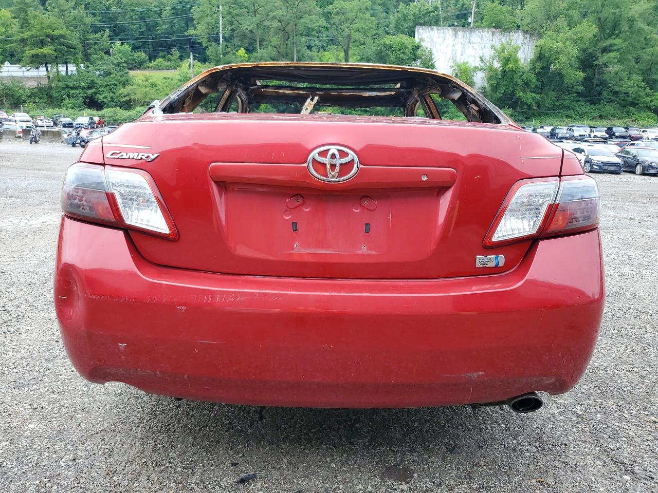 2007 Toyota Camry Hybrid Burn vin: JTNBB46K173039655