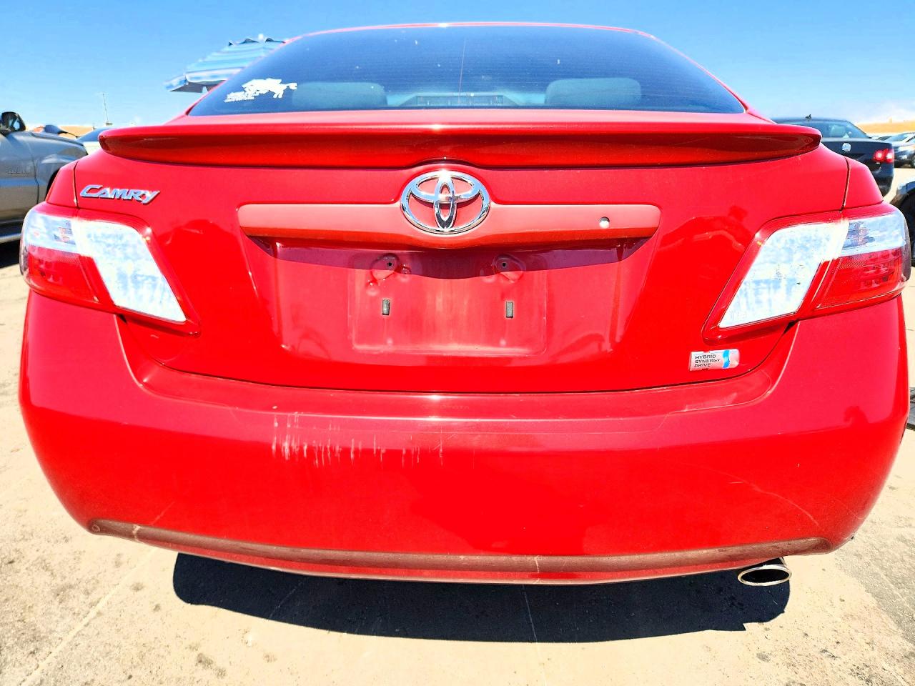 2007 Toyota Camry Hybrid Бордовый vin: JTNBB46K273004056
